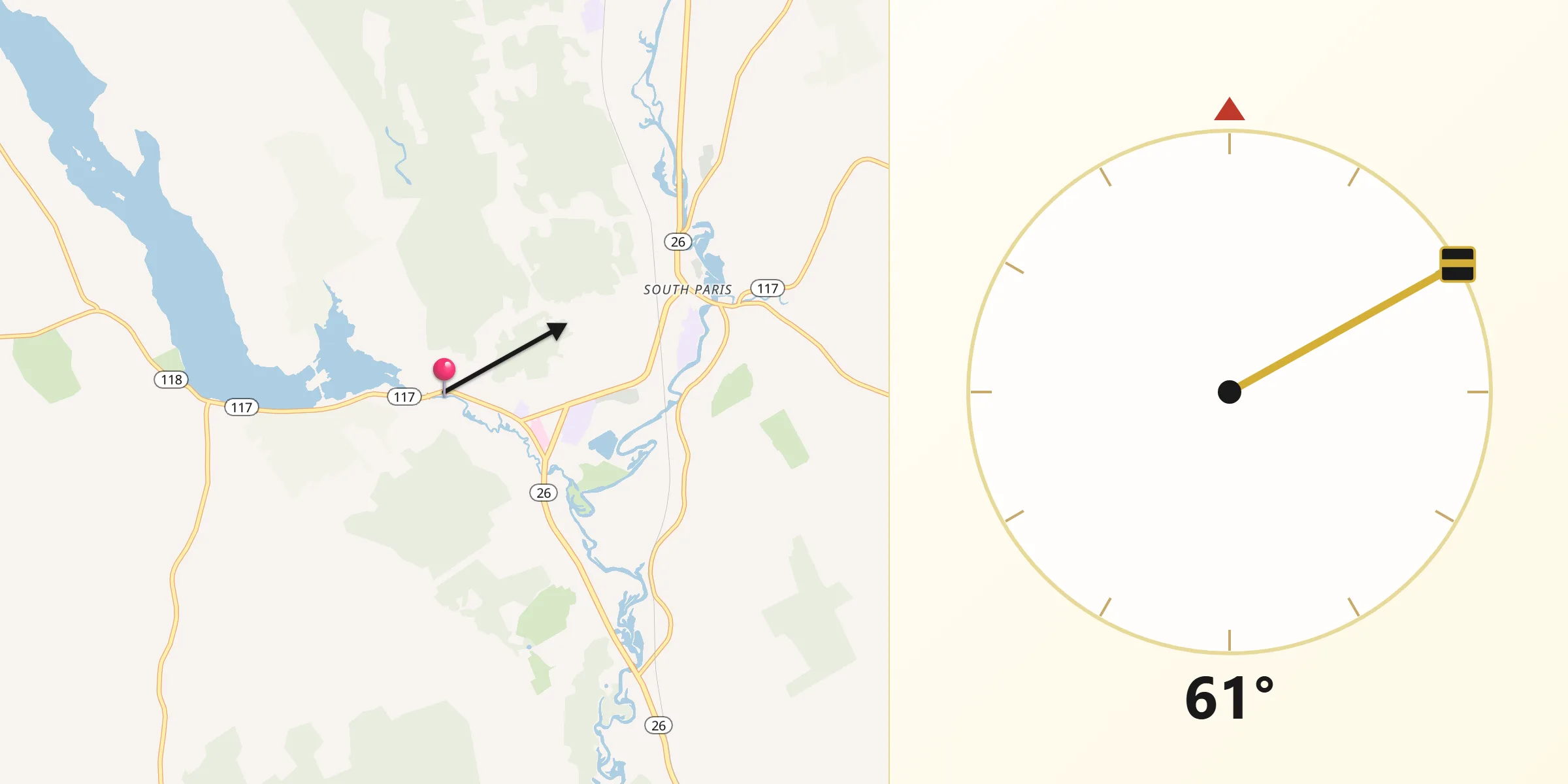 Qibla Direction from Norway