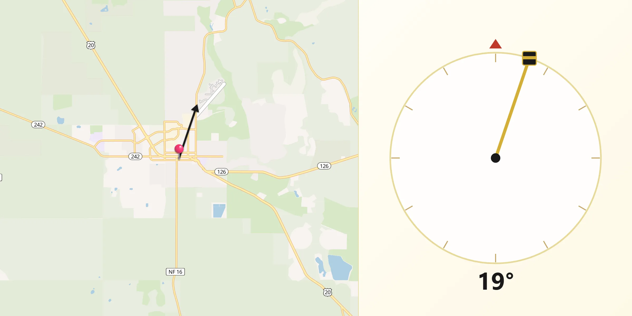 Qibla Direction from Sisters