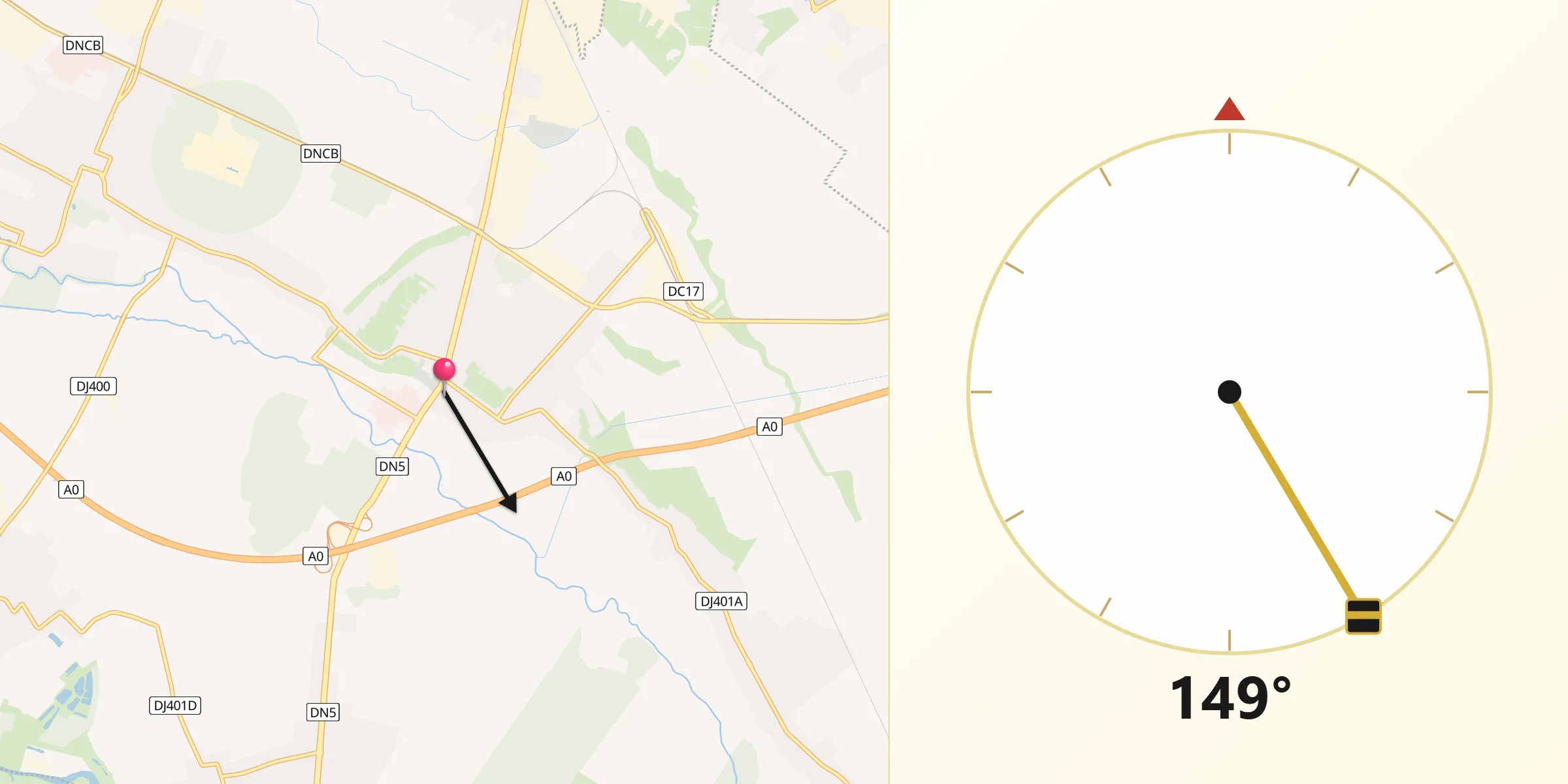Direcția Qibla din Comuna Jilava