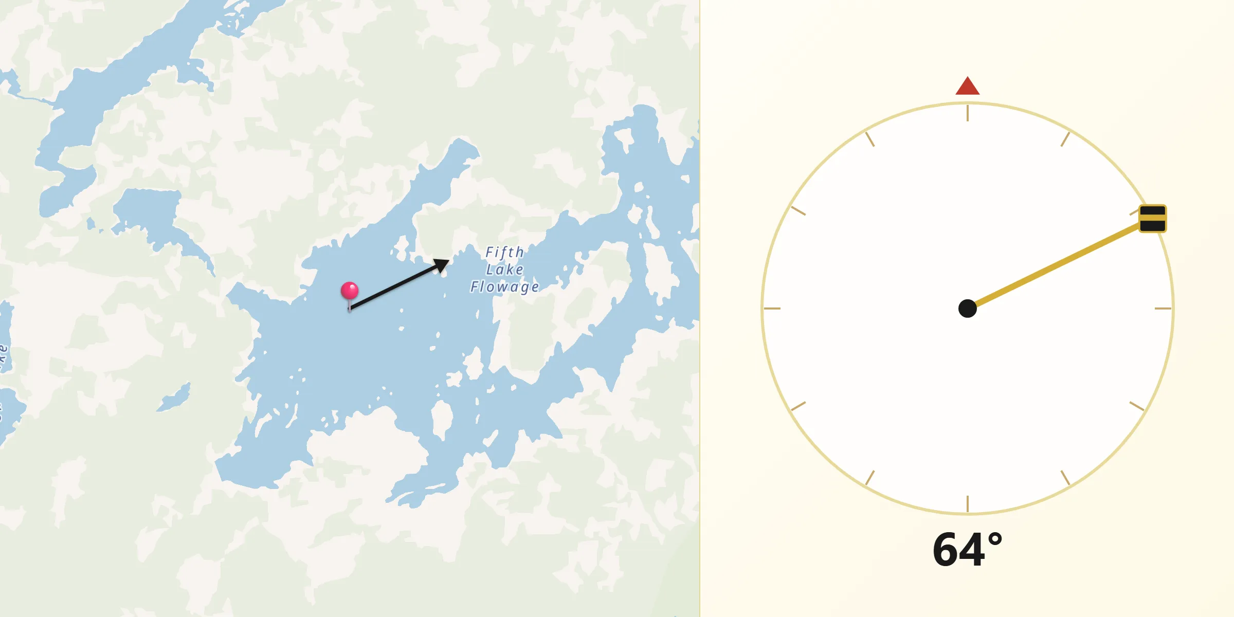 Qibla Direction from Digby County