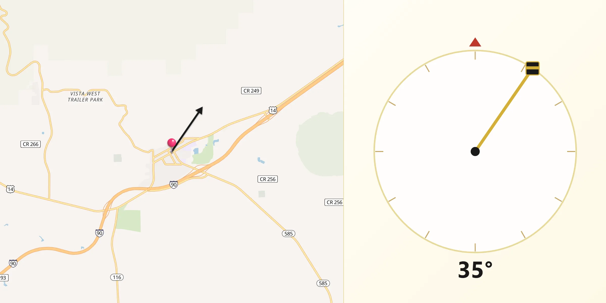 Qibla Direction from Sundance