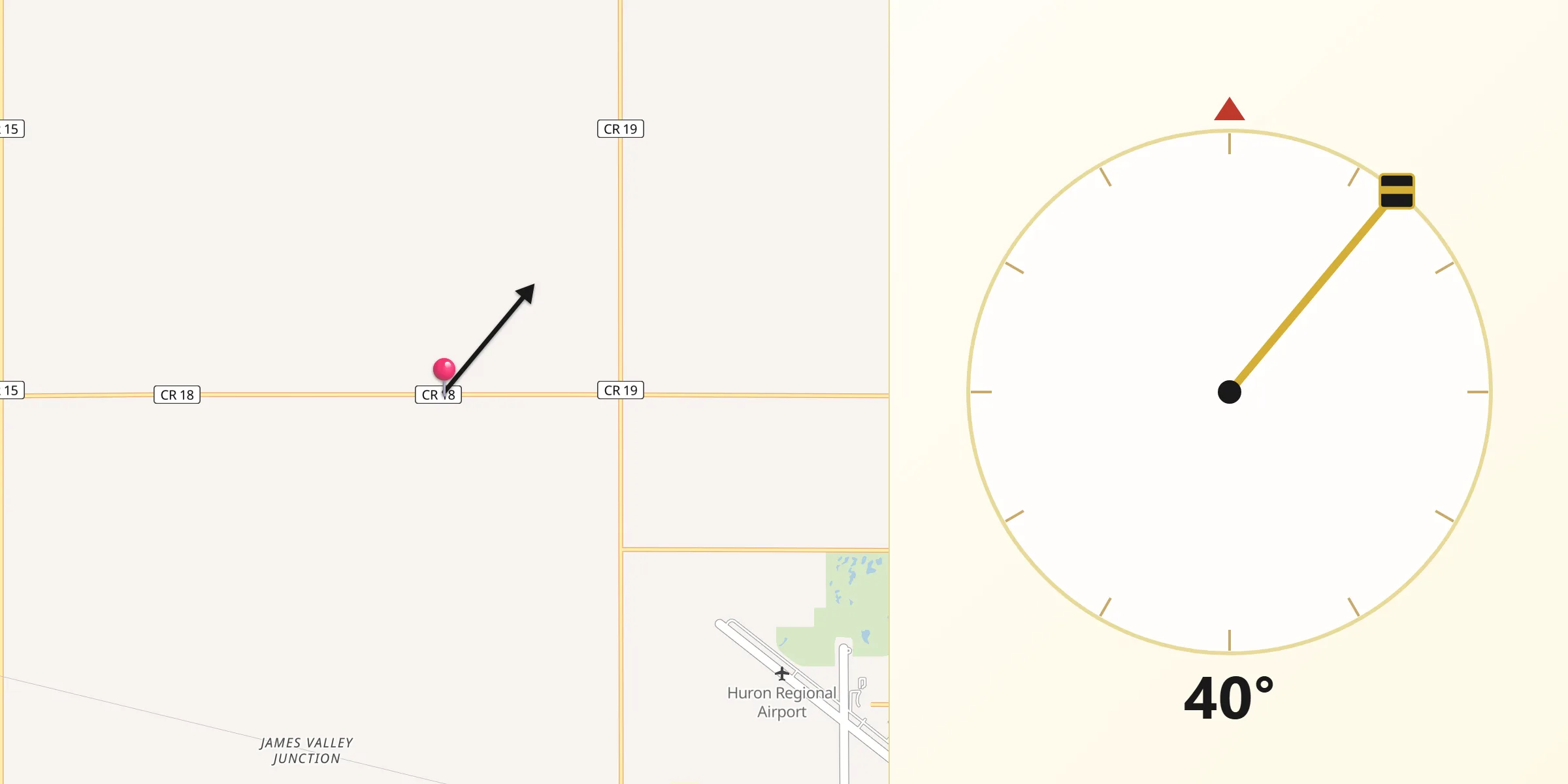 Qibla Direction from Beadle