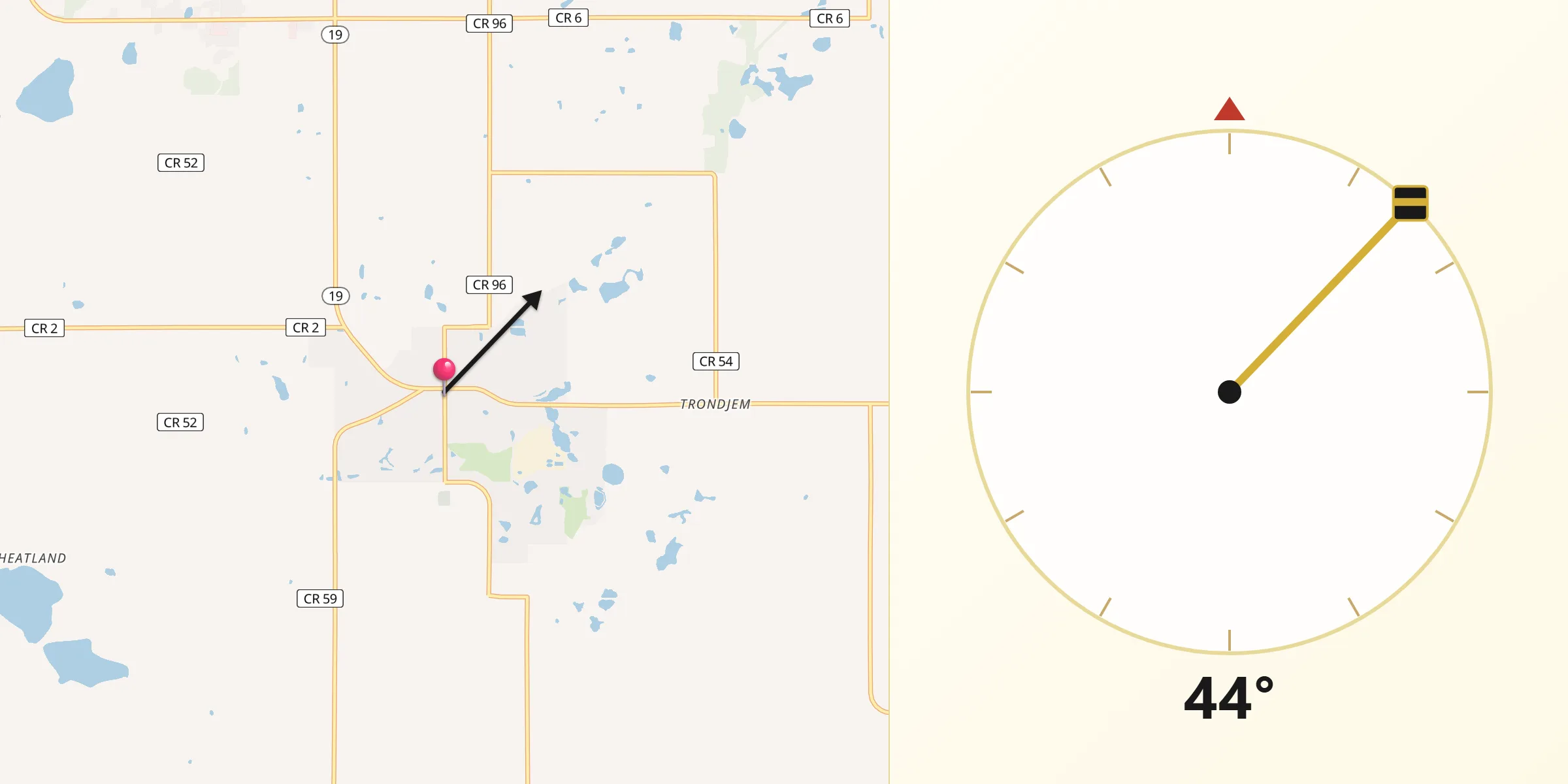 Qibla Direction from Lonsdale
