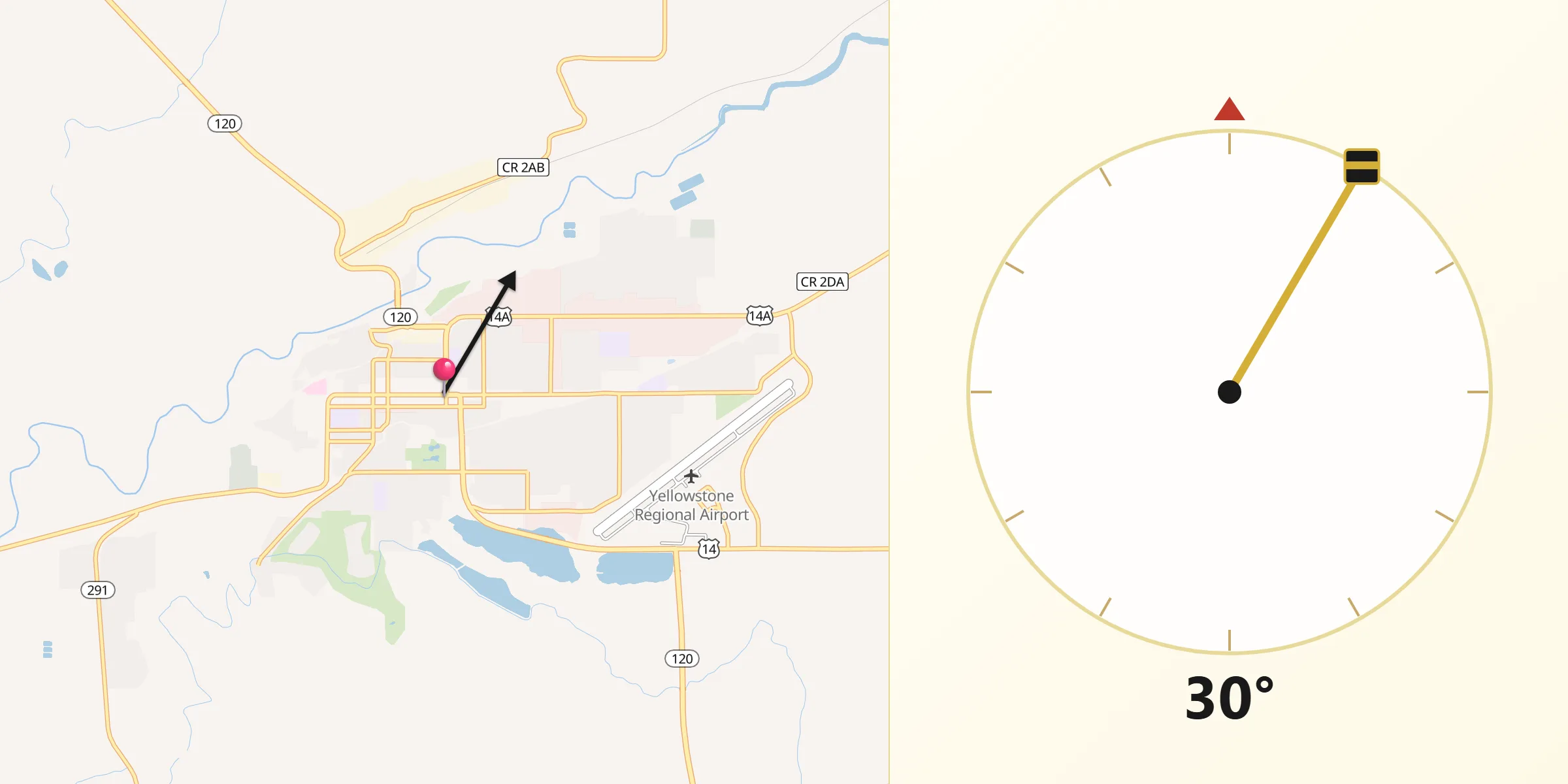 Qibla Direction from Cody
