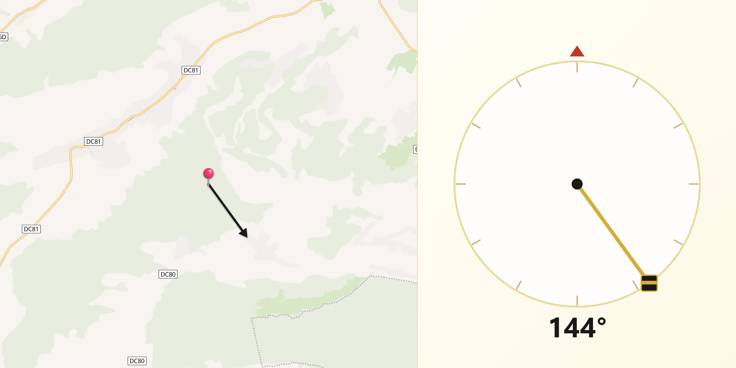 Direcția Qibla din Comuna Brezniţa-Motru