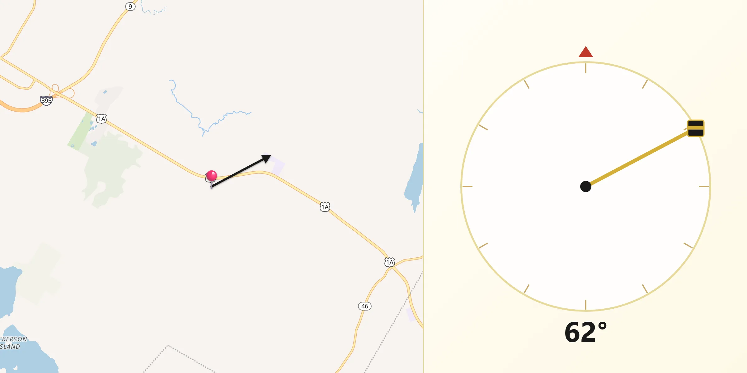 Qibla Direction from Holden