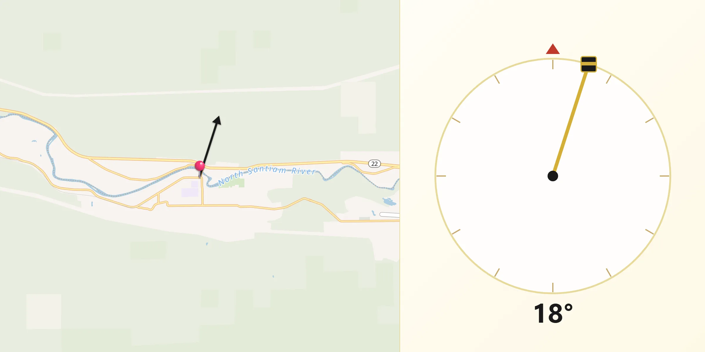 Qibla Direction from Mill City