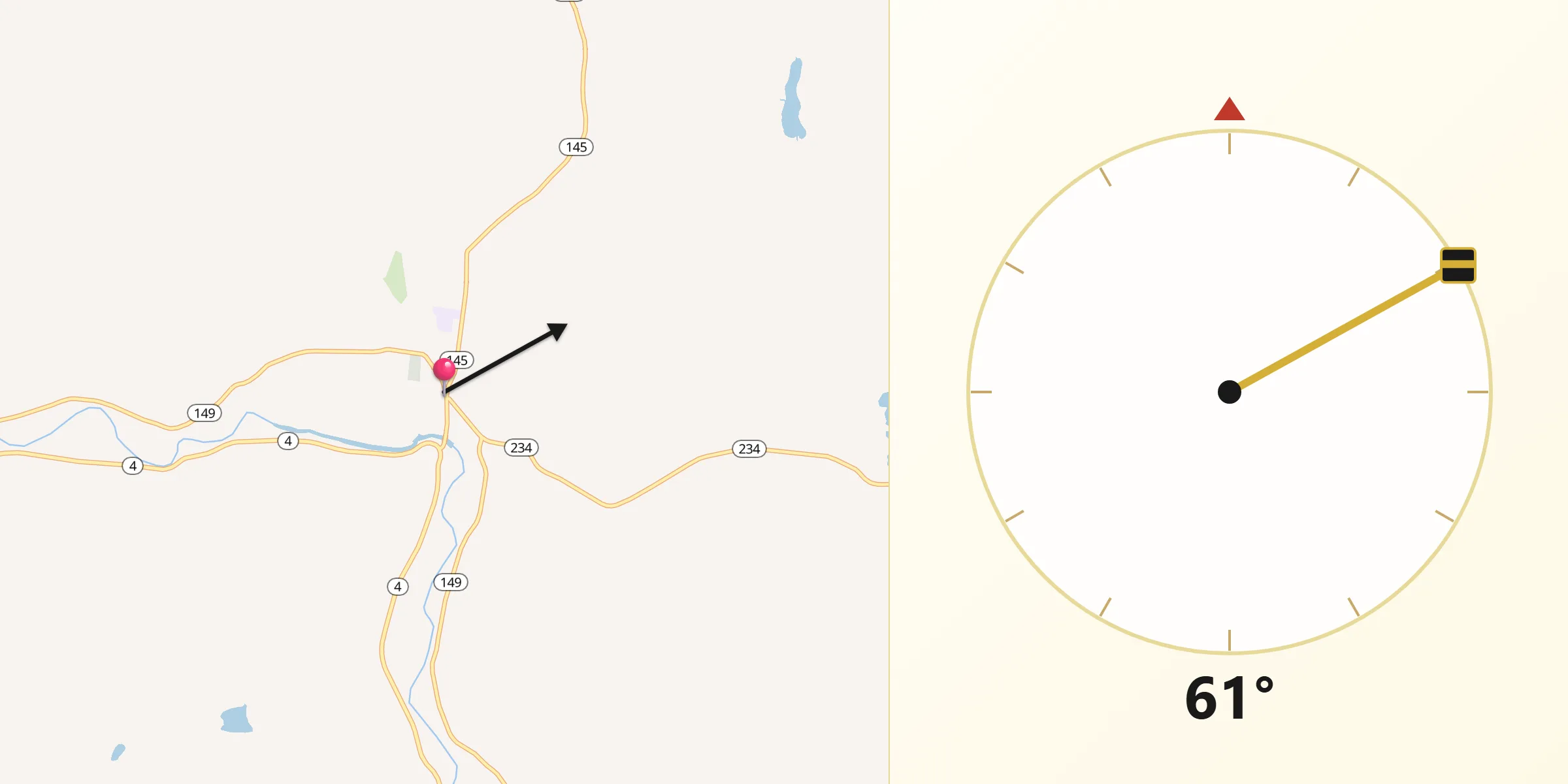 Qibla Direction from Strong