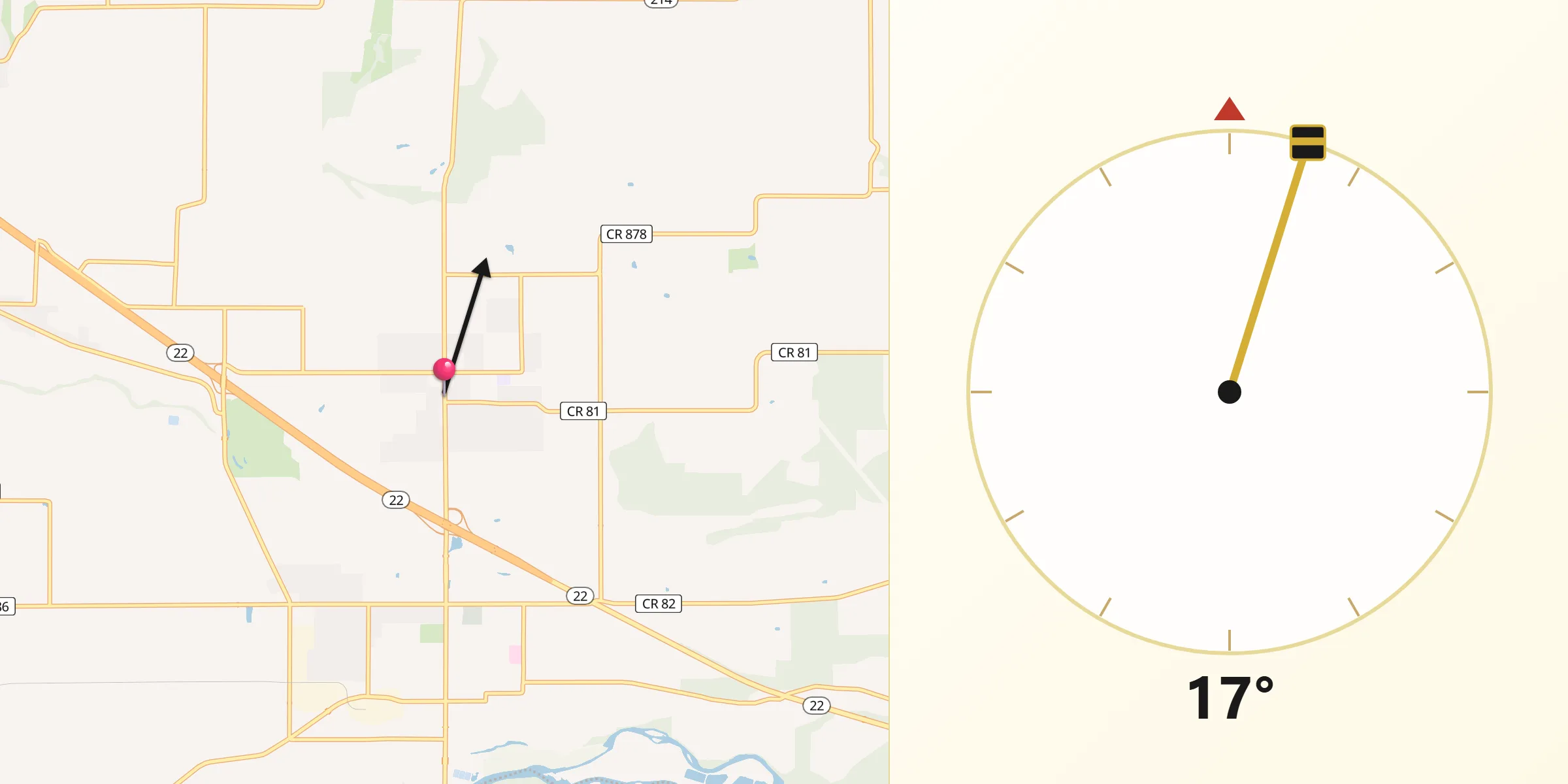 Qibla Direction from Sublimity