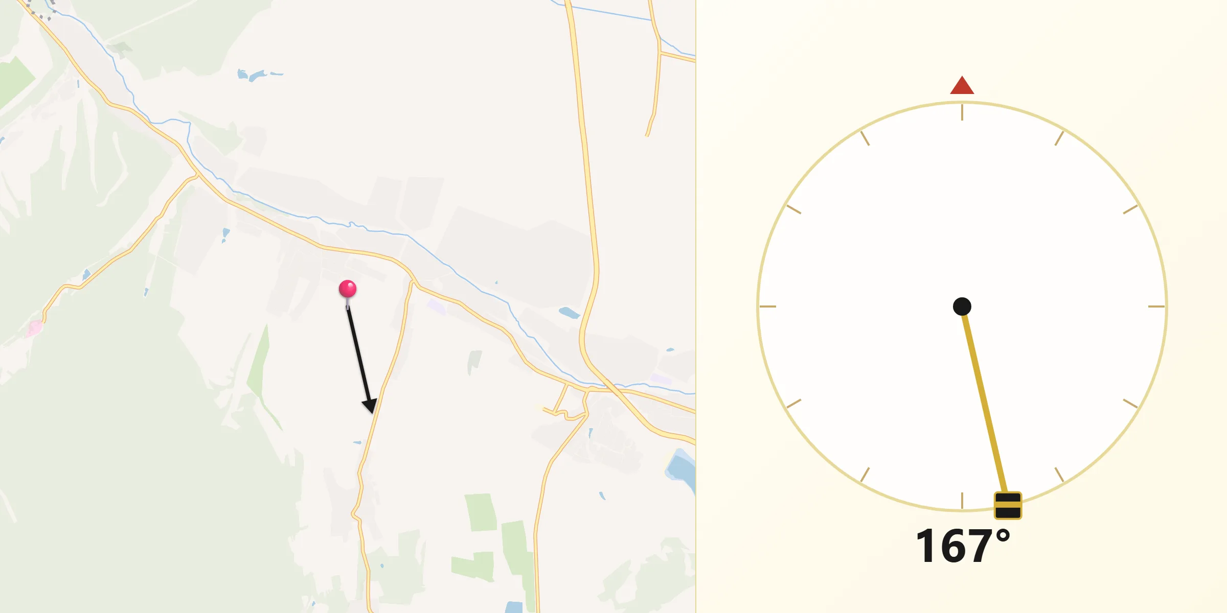 Напрямок Кібли з Добре