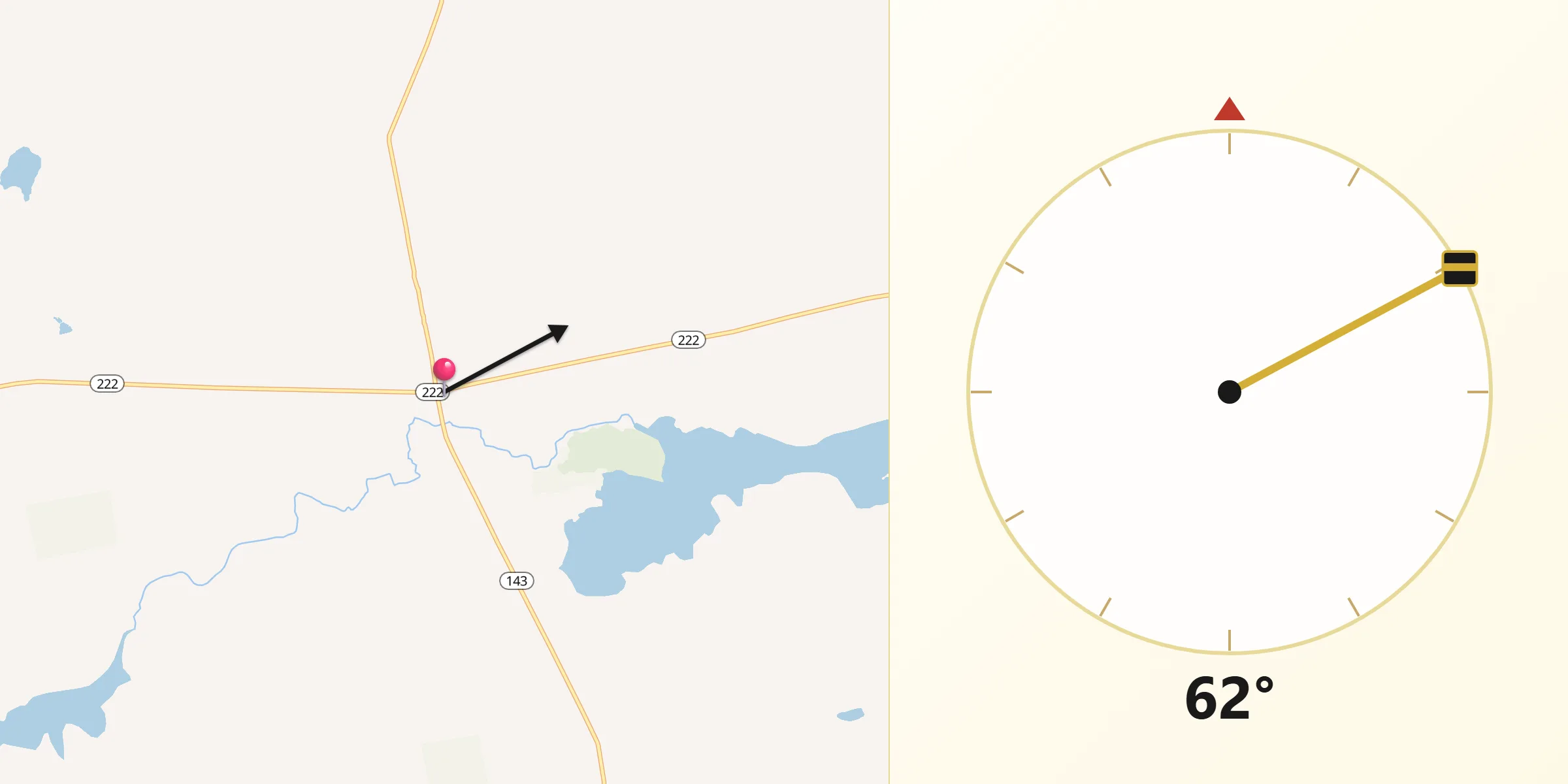 Qibla Direction from Stetson