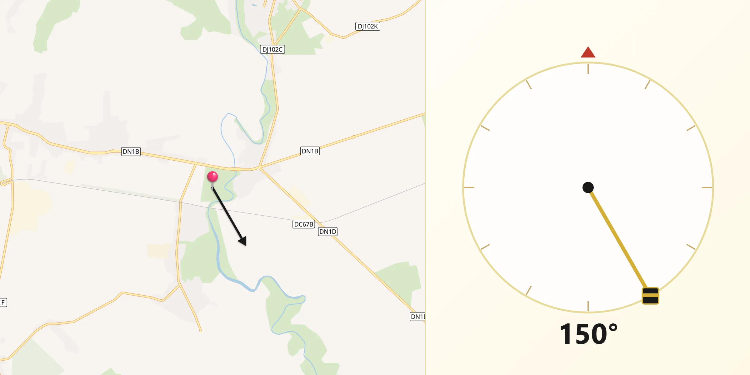 Direcția Qibla din Albeşti-Paleologu