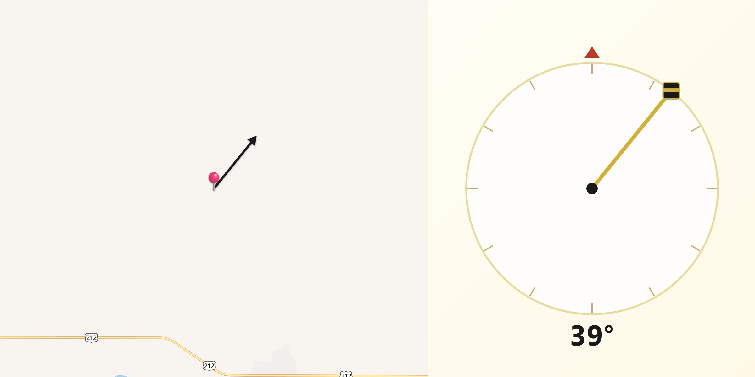 Qibla Direction from Faulk