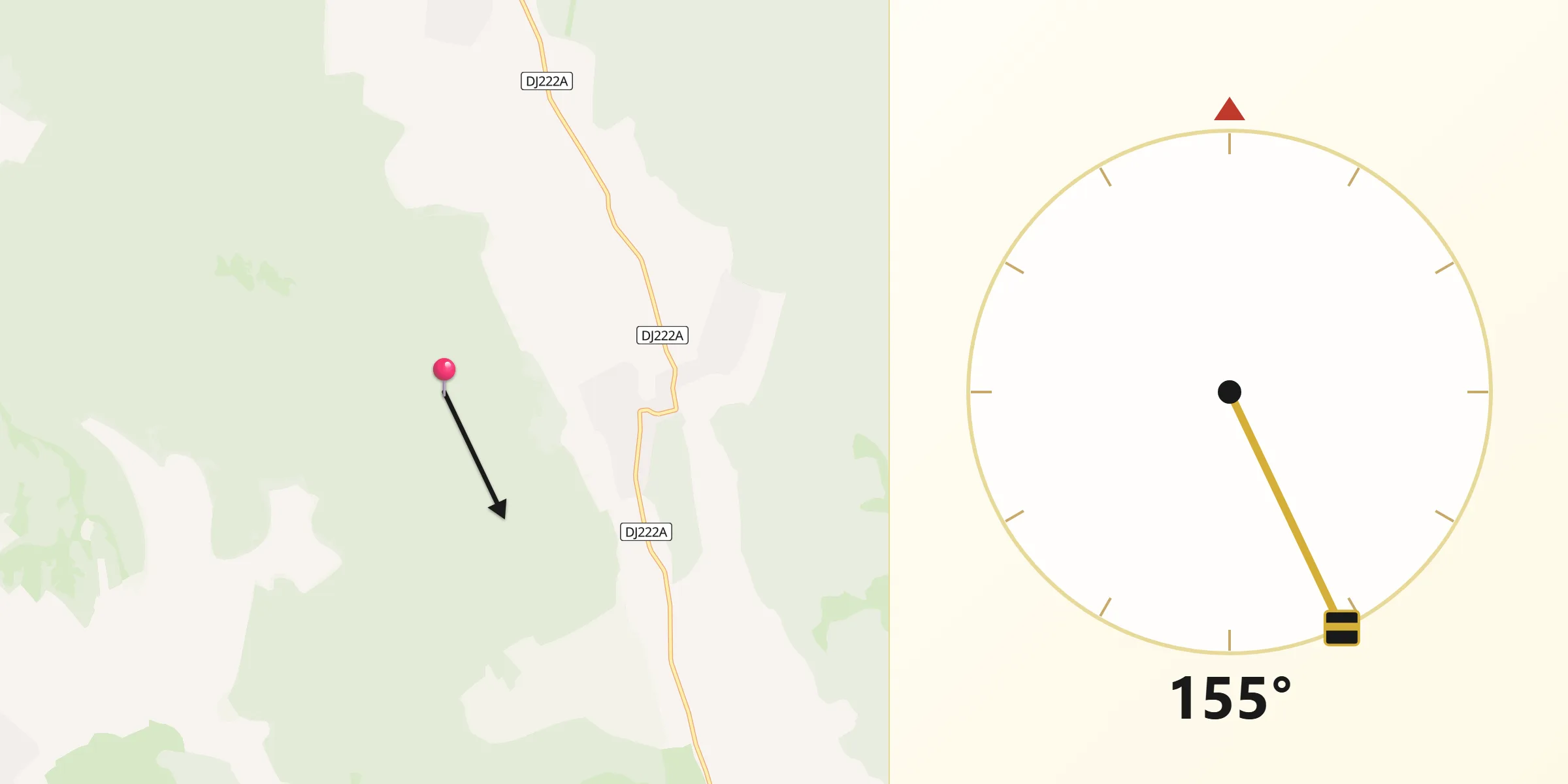 Direcția Qibla din Hamcearca