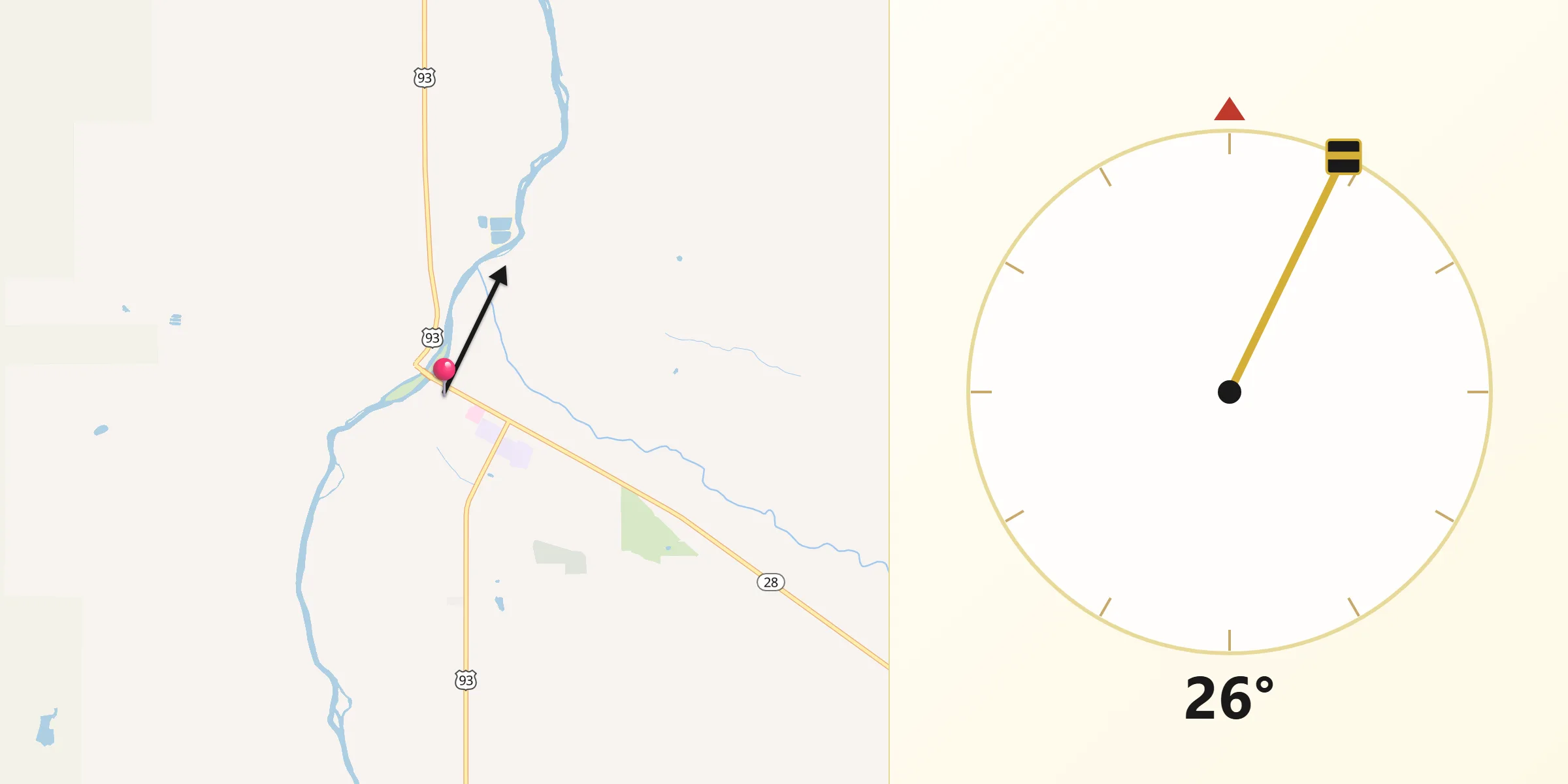 Qibla Direction from Salmon