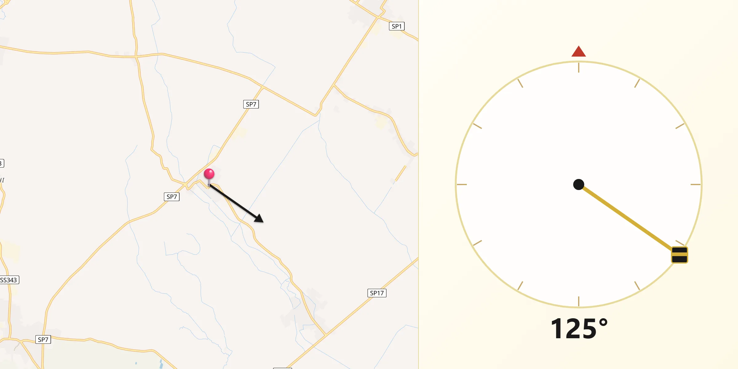 Direzione della Qibla da Mariana Mantovana
