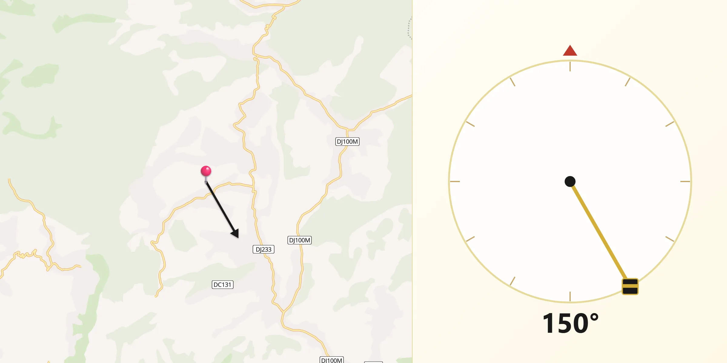 Direcția Qibla din Comuna Ariceştii Zeletin
