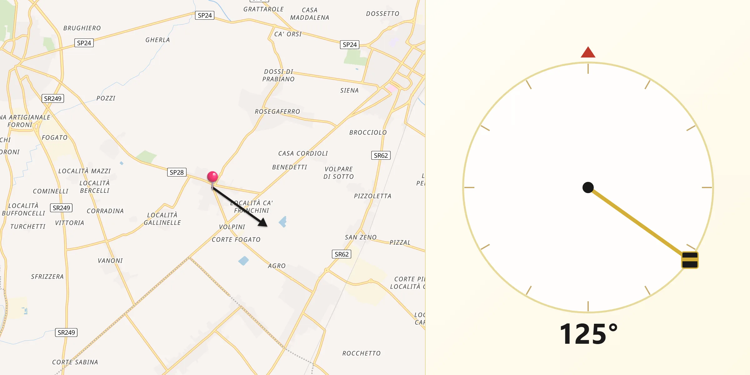 Direzione della Qibla da Quaderni