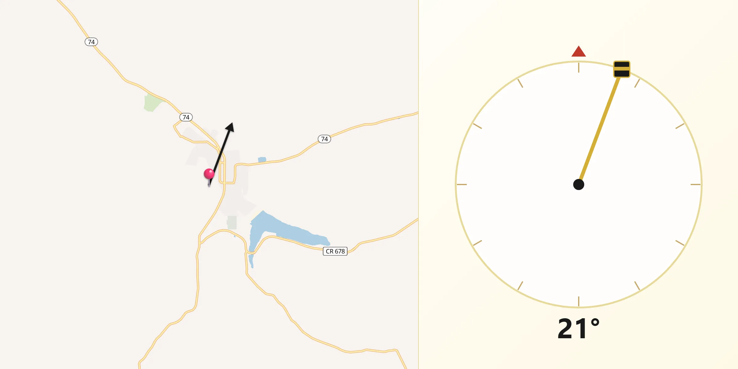 Qibla Direction from Heppner