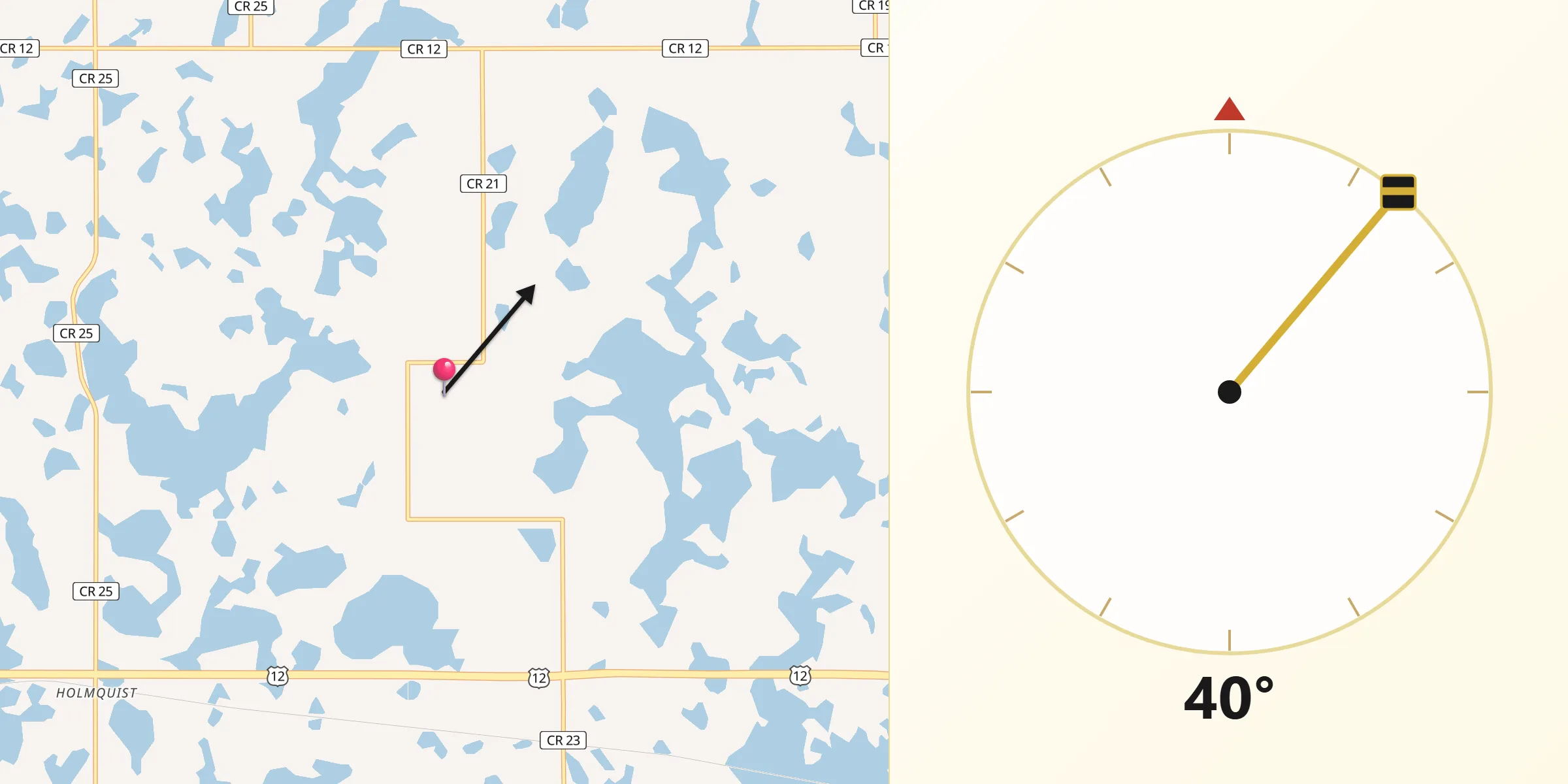 Qibla Direction from Day