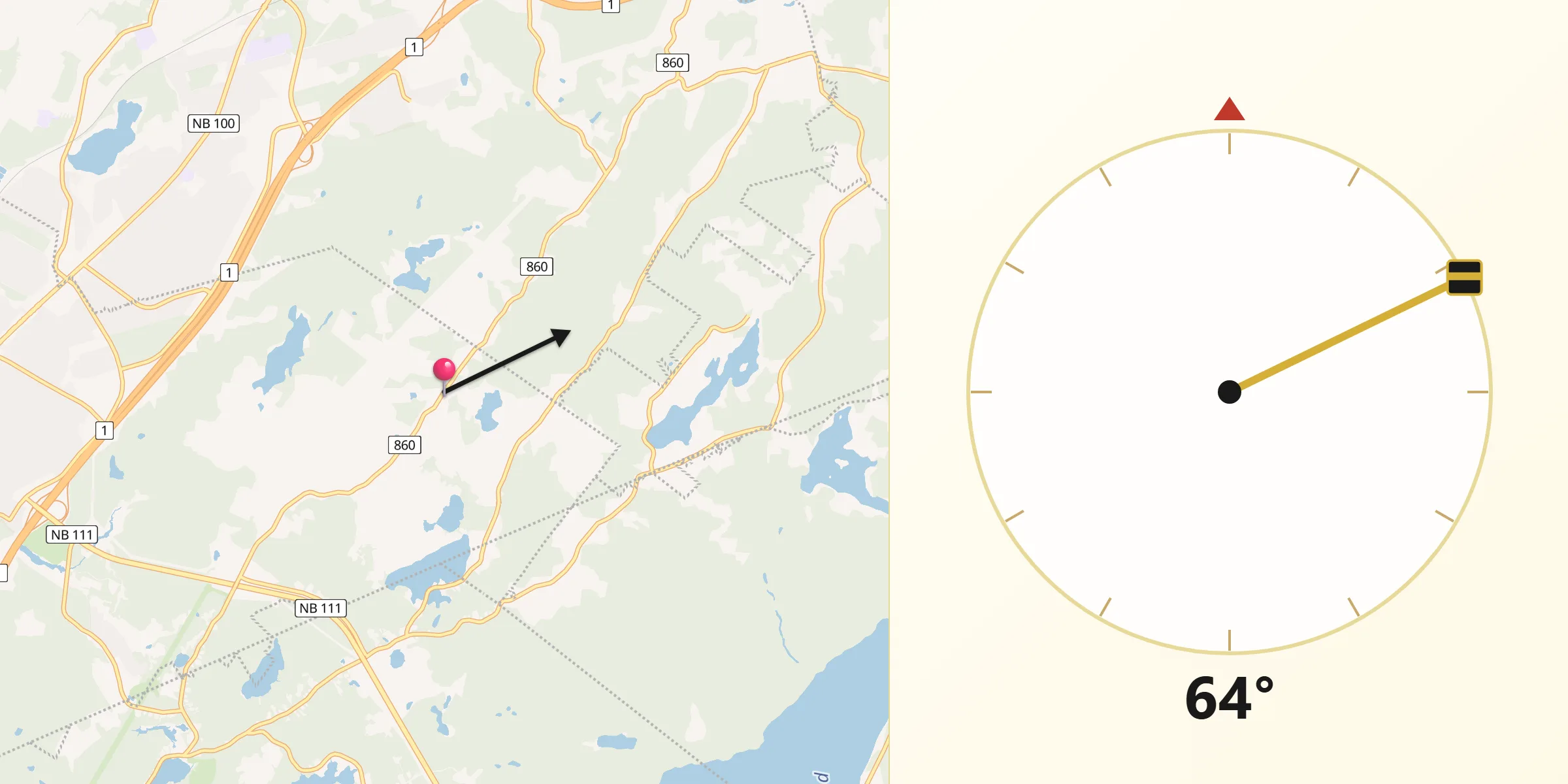 Qibla Direction from Wells