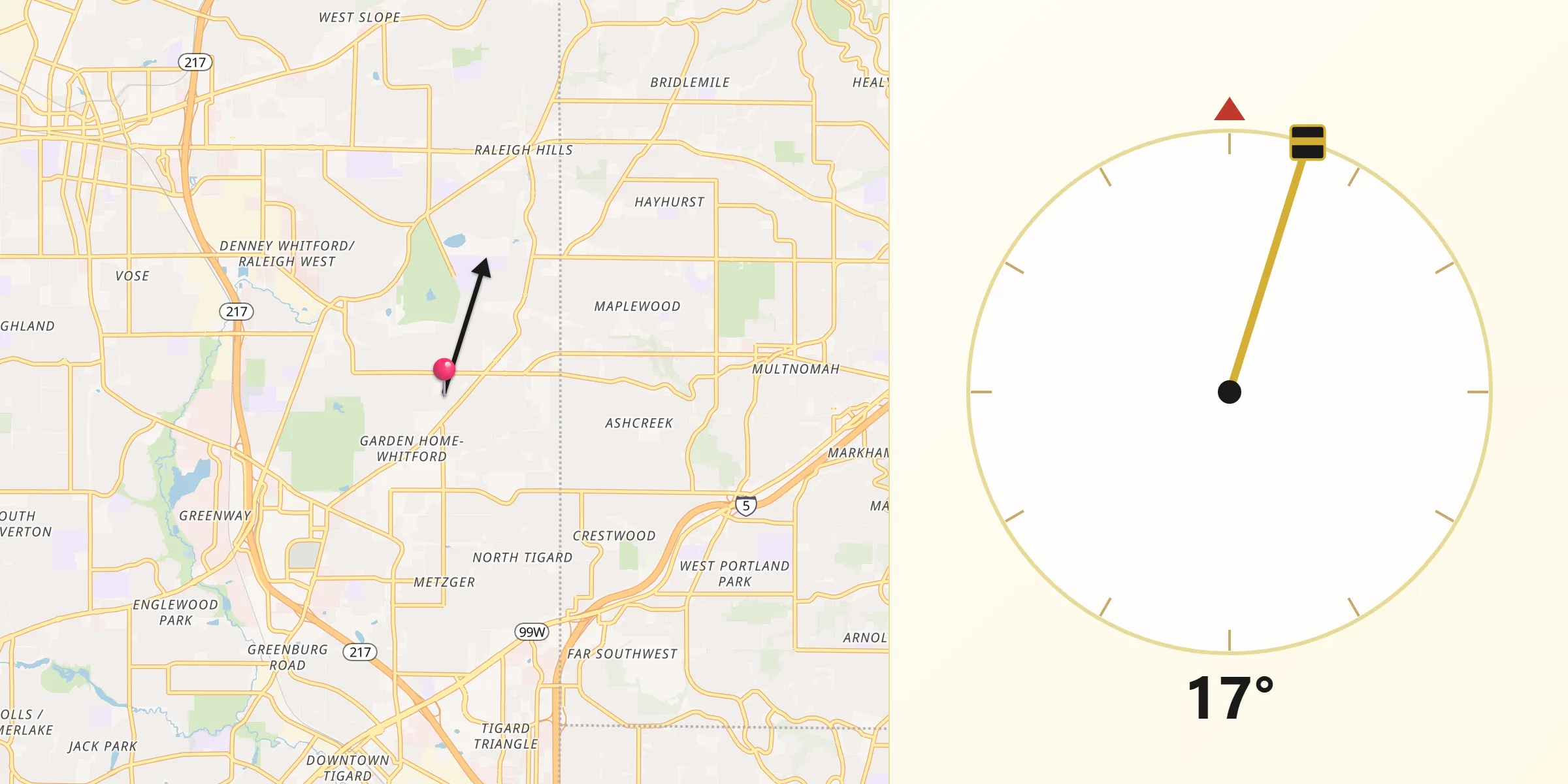 Qibla Direction from Garden Home-Whitford