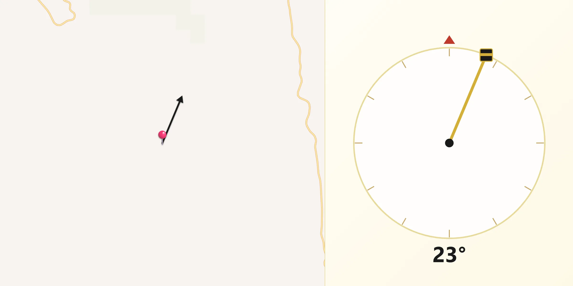 Qibla Direction from Wallowa