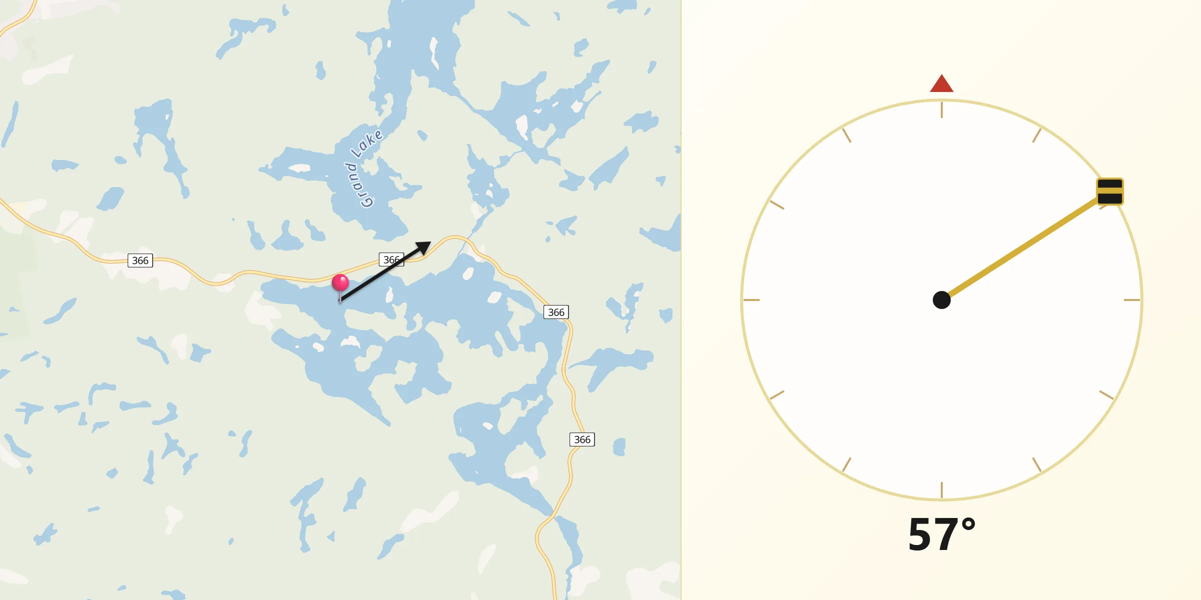 Qibla Direction from Val-des-Monts