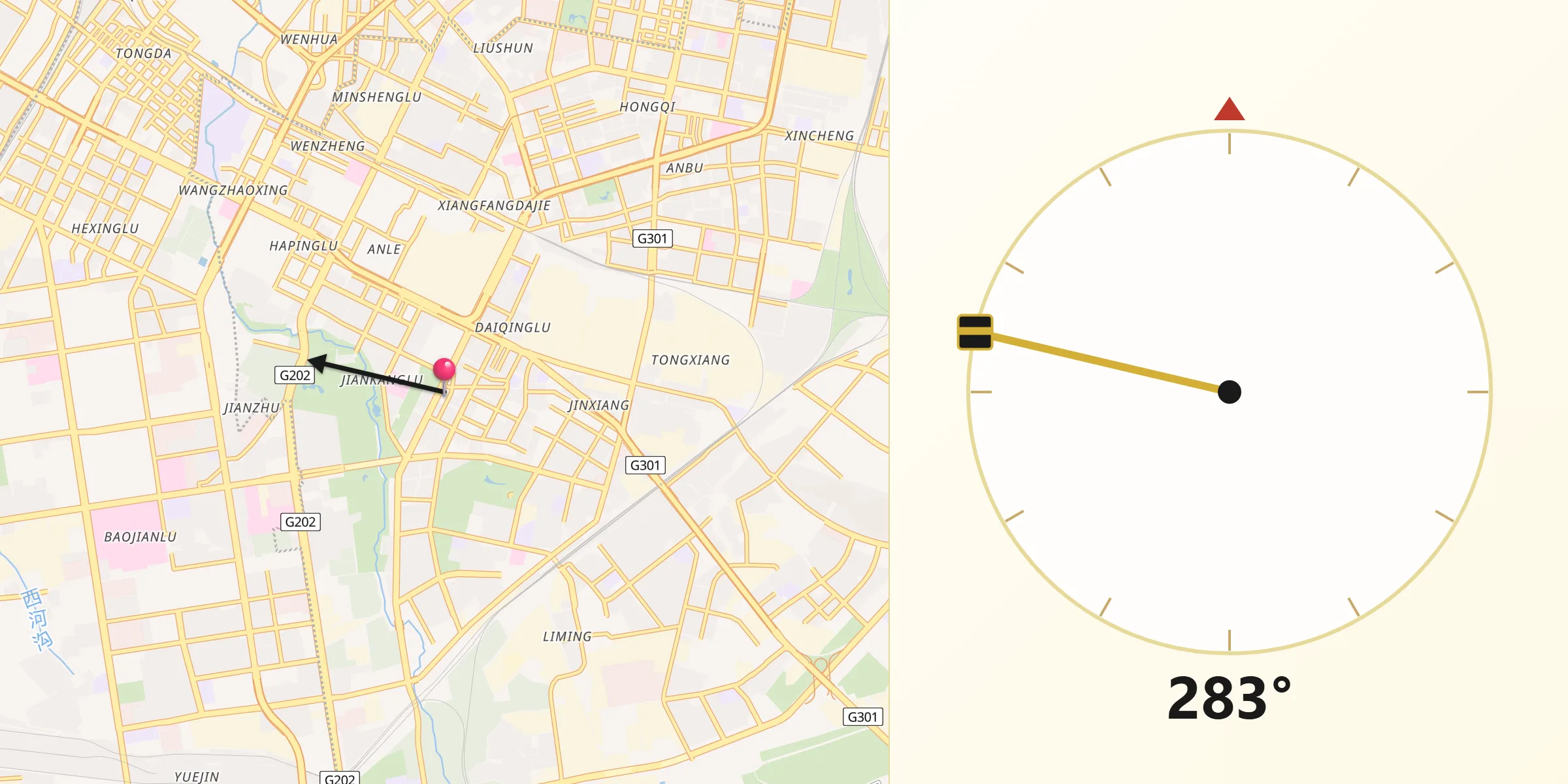 从福利社区朝向麦加的方向