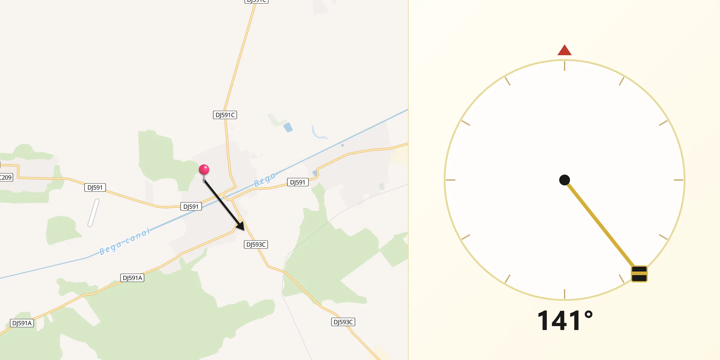 Direcția Qibla din Comuna Sânmihaiu Român