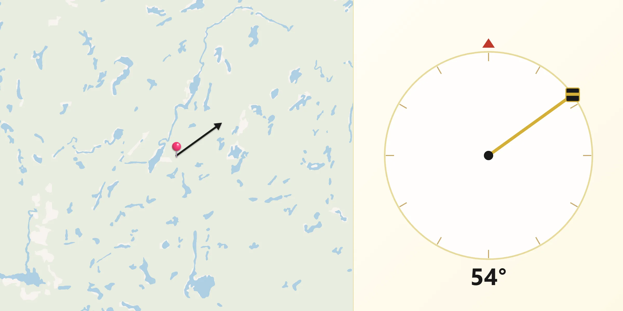 Qibla Direction from Parry Sound District