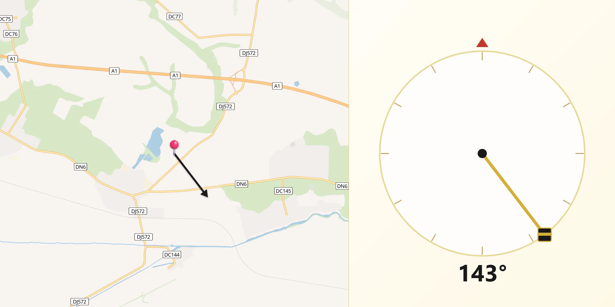 Direcția Qibla din Comuna Topolovãţu Mare