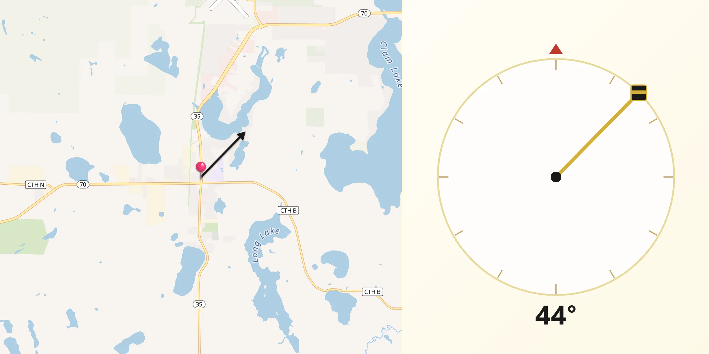 Qibla Direction from Siren