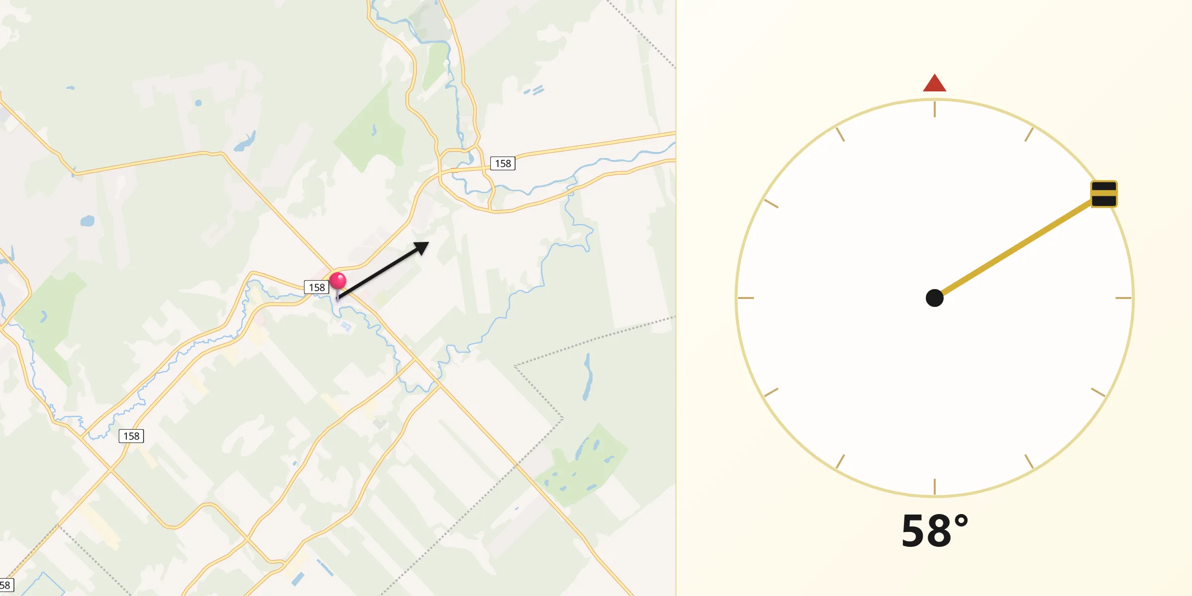 Qibla Direction from Sainte-Sophie