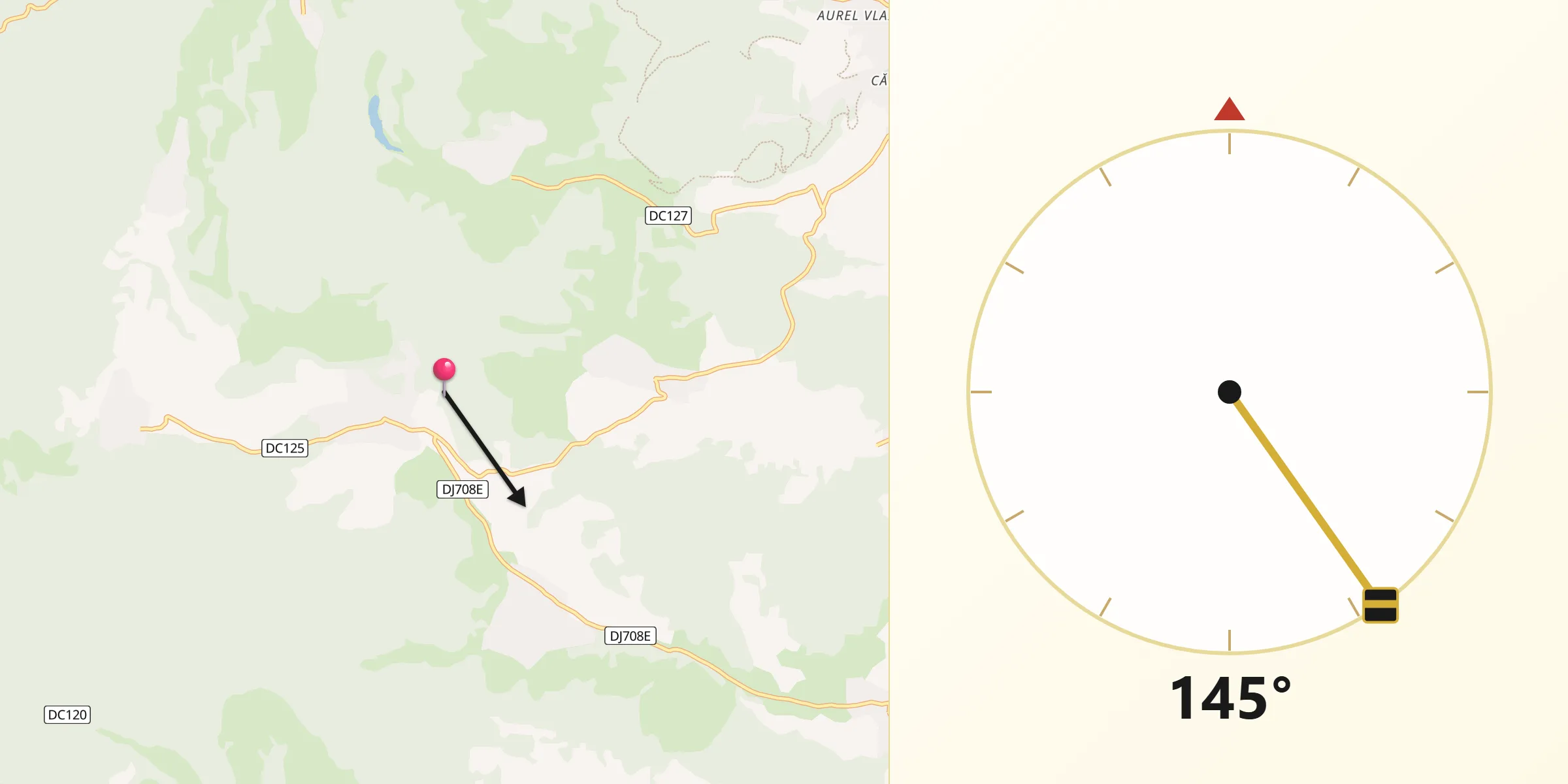 Direcția Qibla din Comuna Cârjiţi