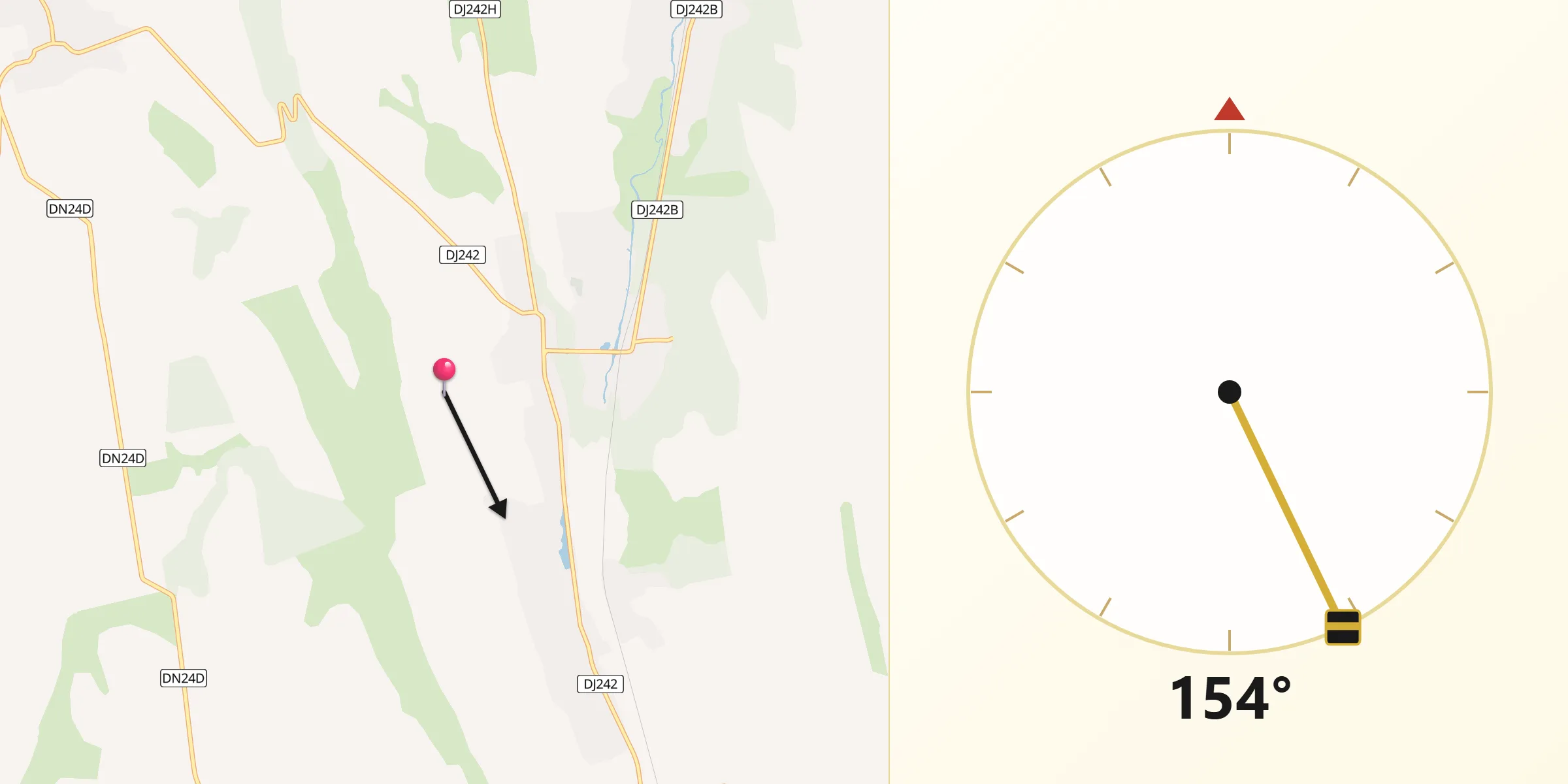 Direcția Qibla din Târgu Bujor