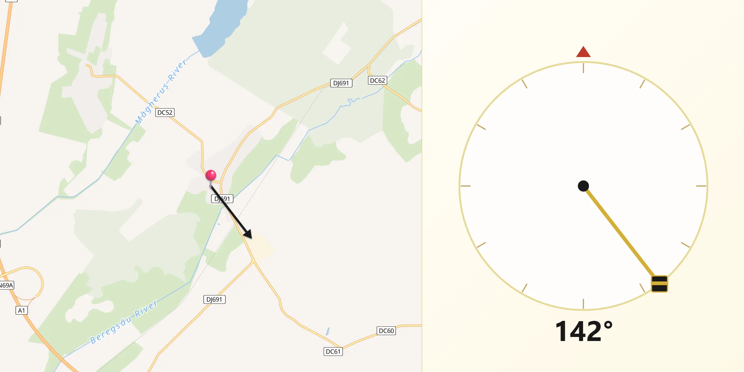 Direcția Qibla din Pişchia