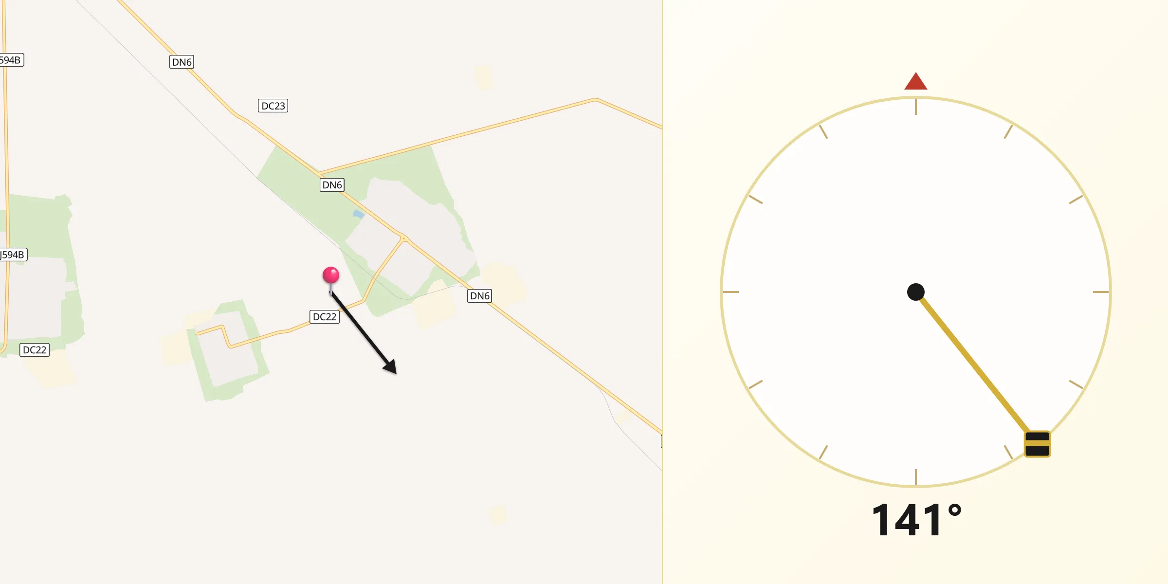Direcția Qibla din Comuna Şandra