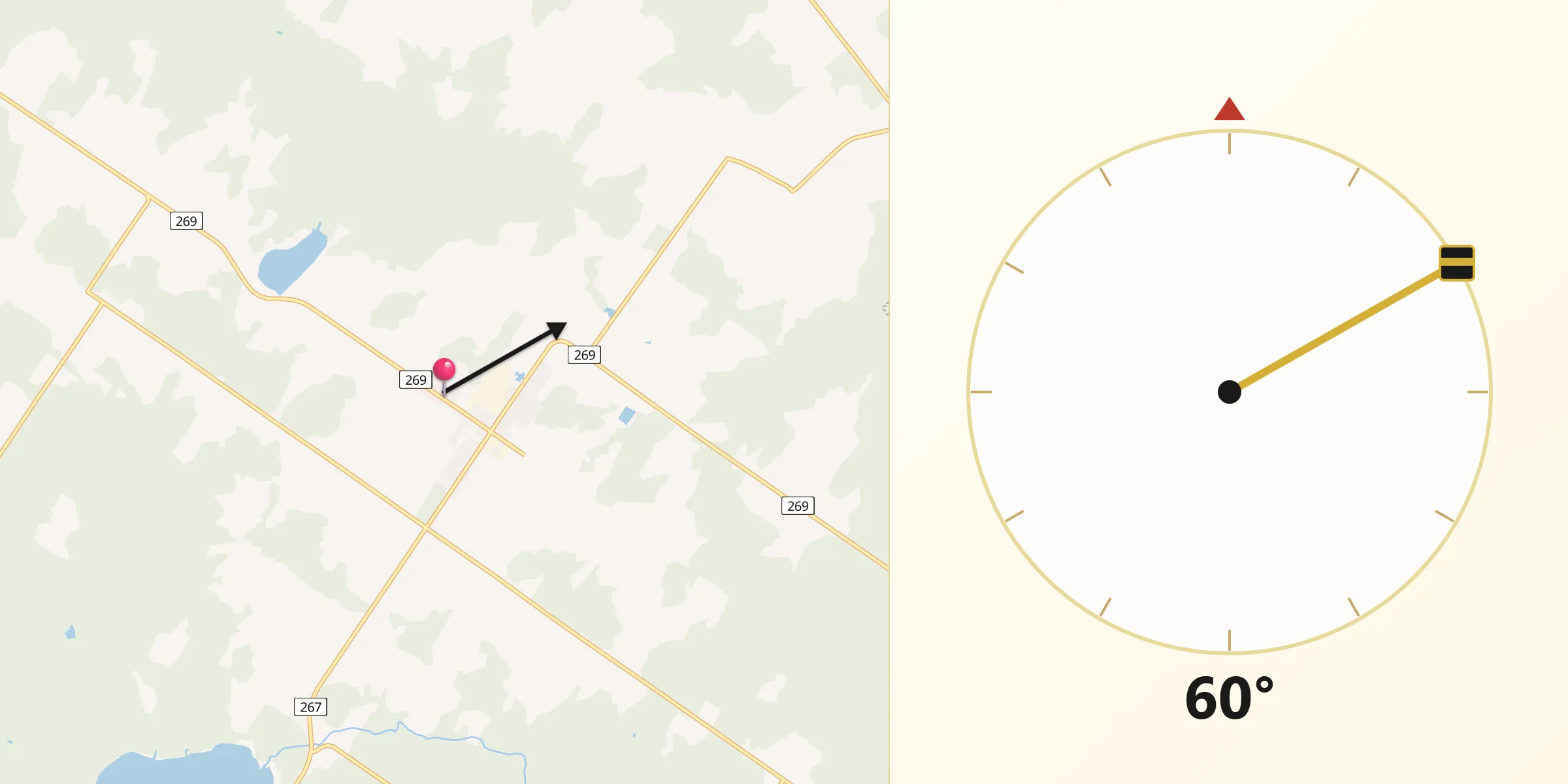 Qibla Direction from Adstock