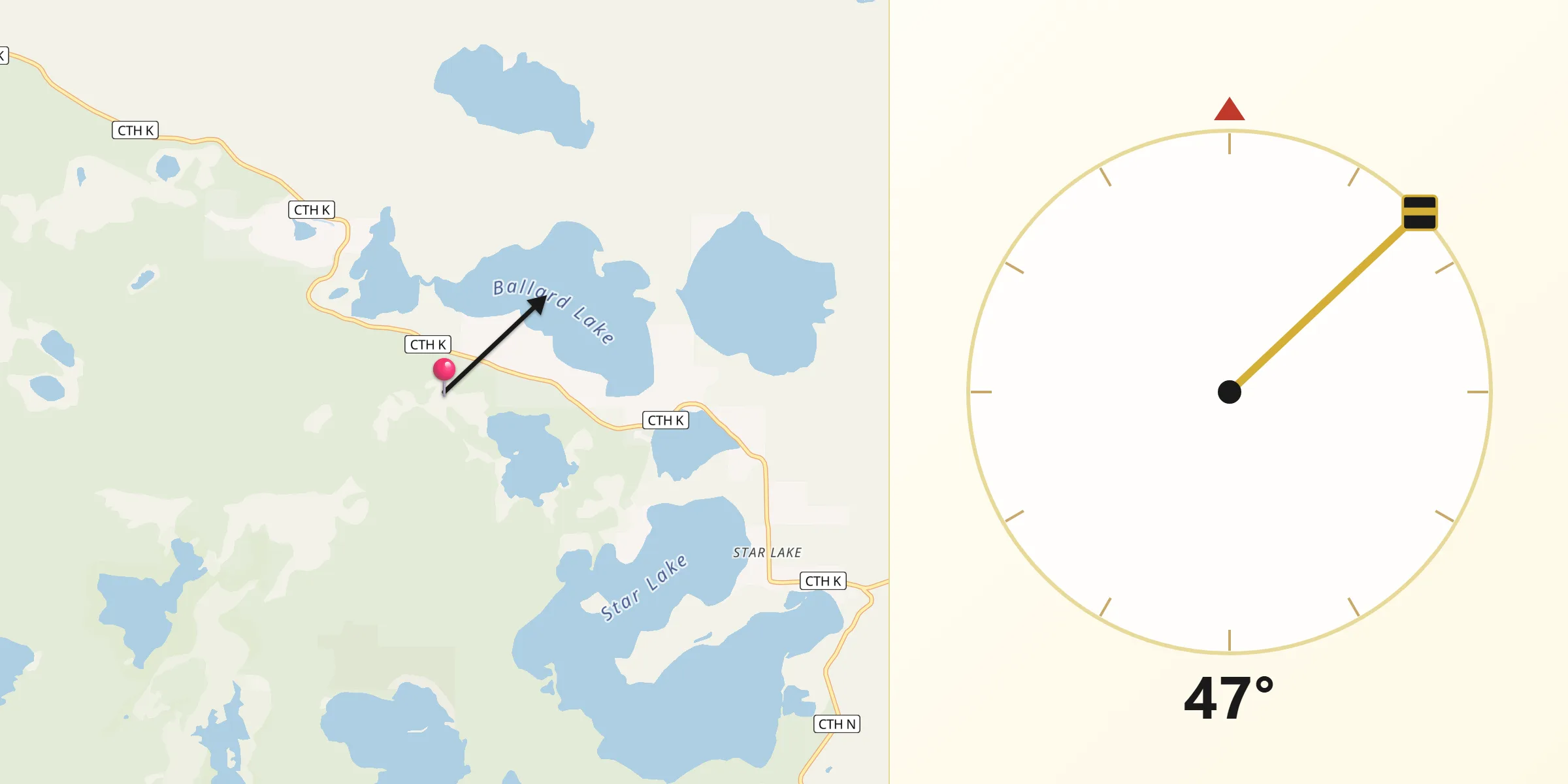 Qibla Direction from Vilas