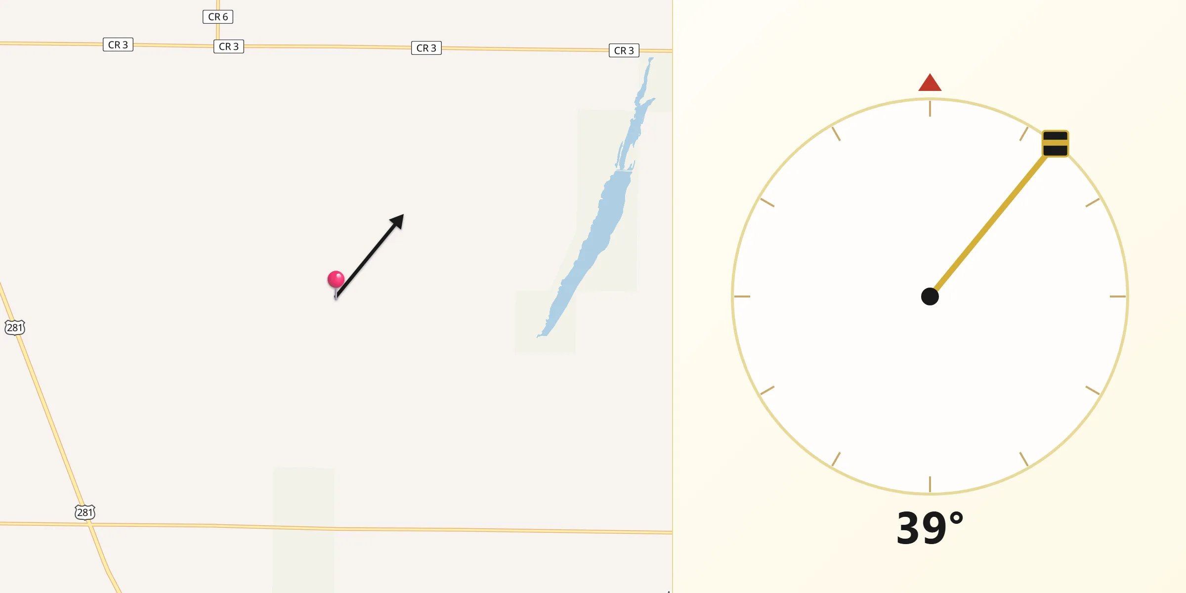 Qibla Direction from Dickey