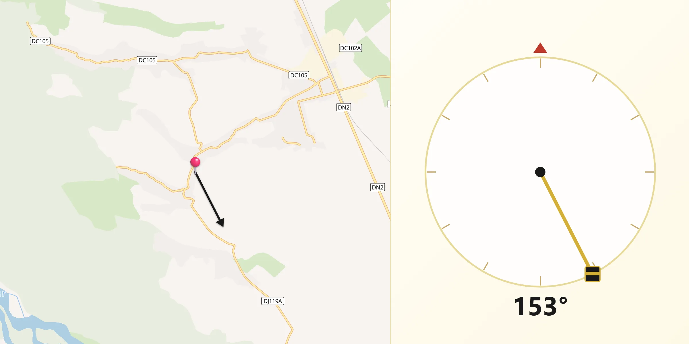 Direcția Qibla din Sascut-Sat