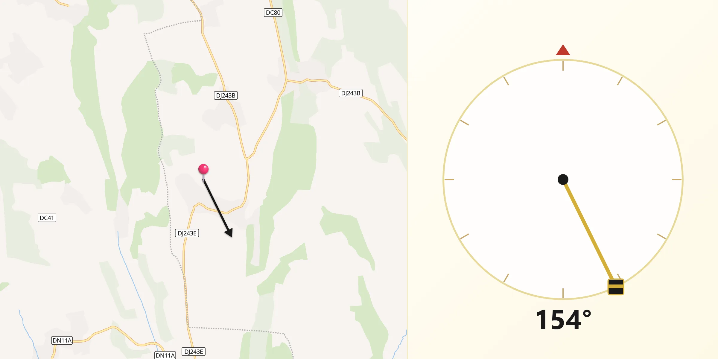 Direcția Qibla din Coroieşti