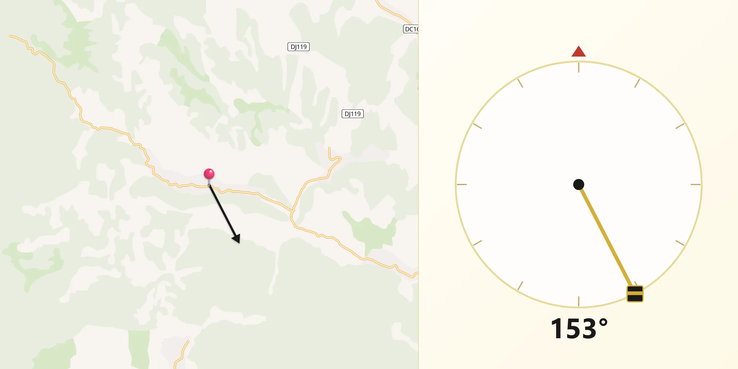 Direcția Qibla din Fundu Răcăciuni