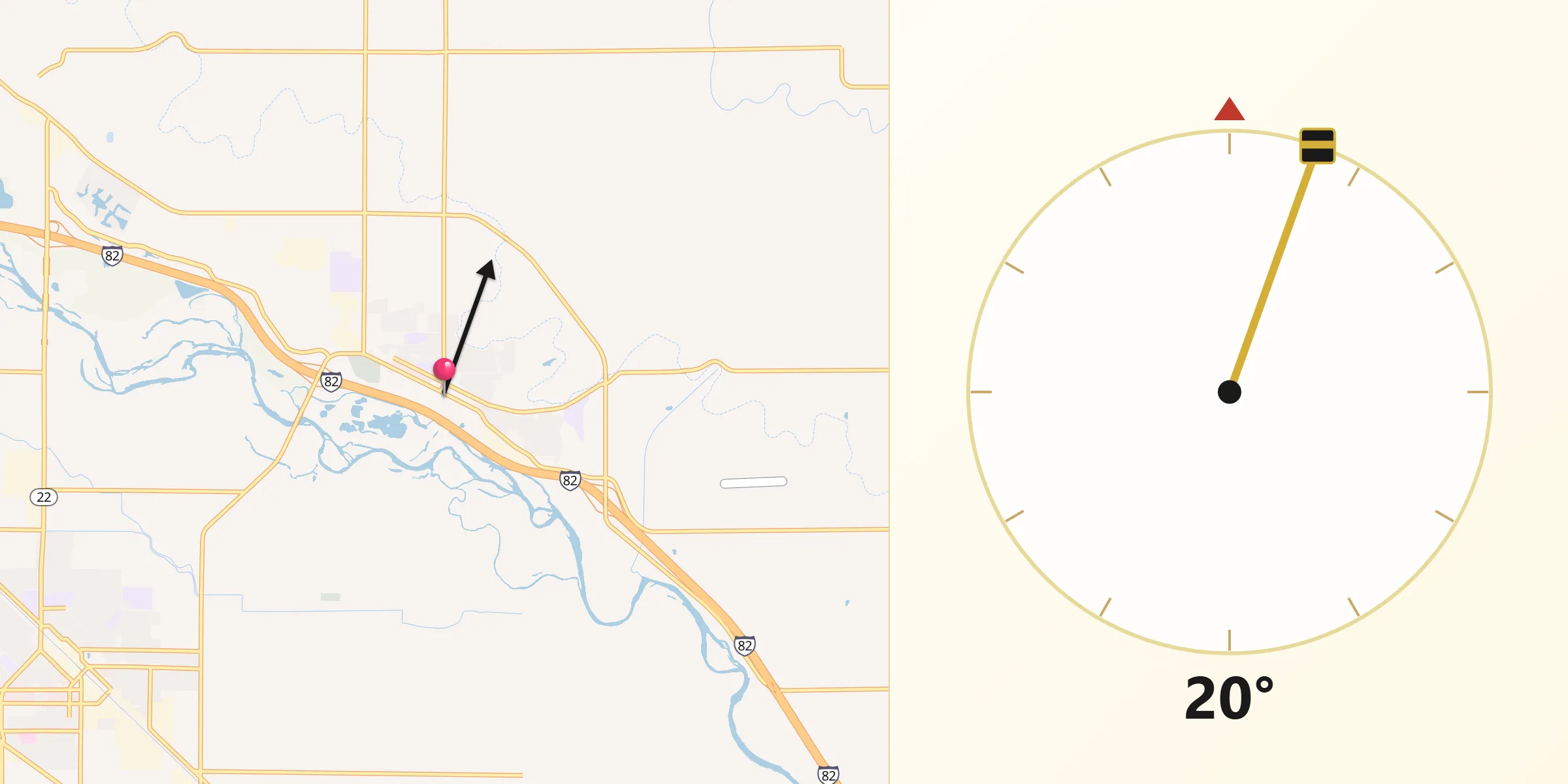 Qibla Direction from Zillah