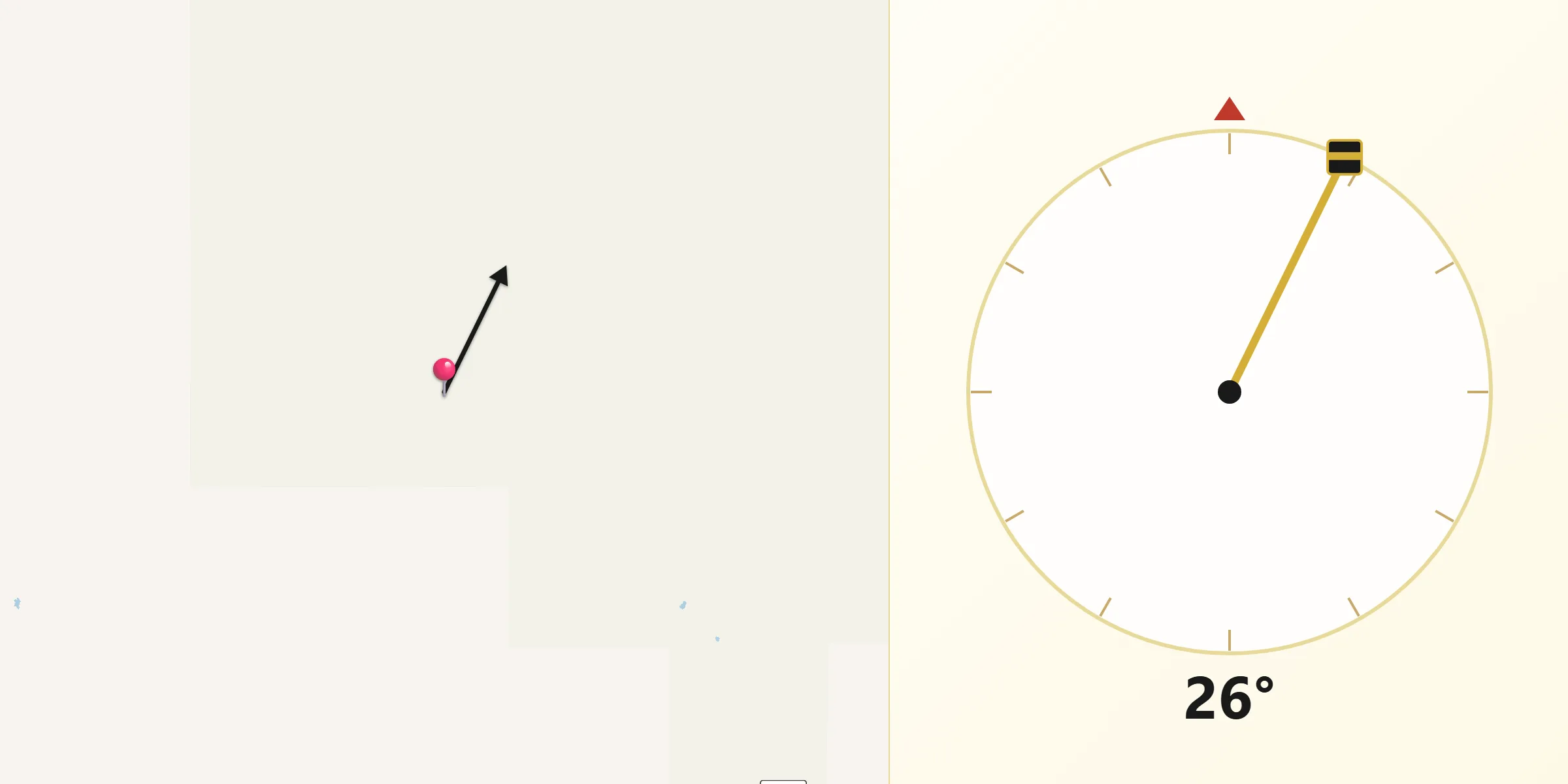 Qibla Direction from Granite