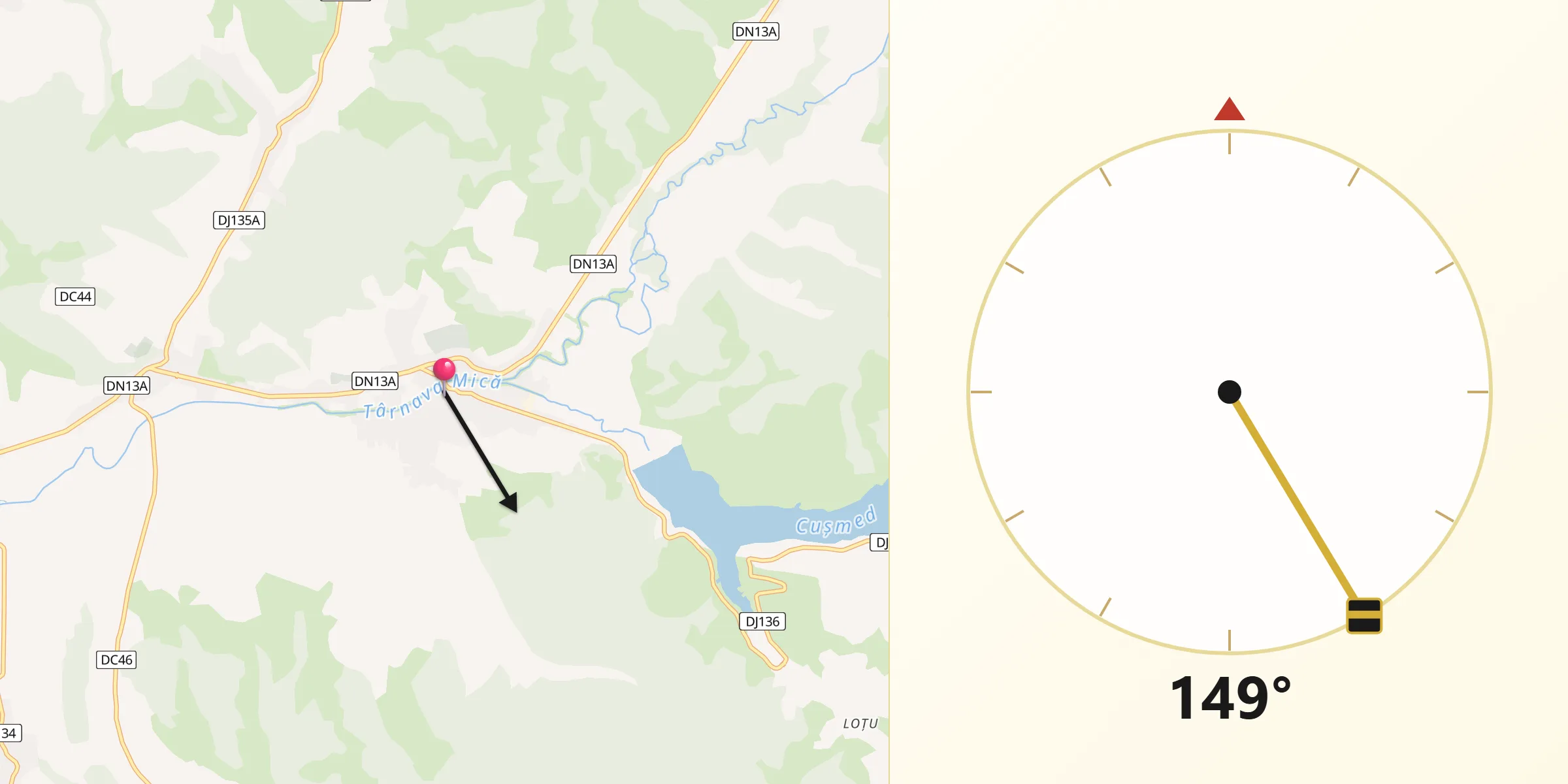 Direcția Qibla din Sângeorgiu de Pădure