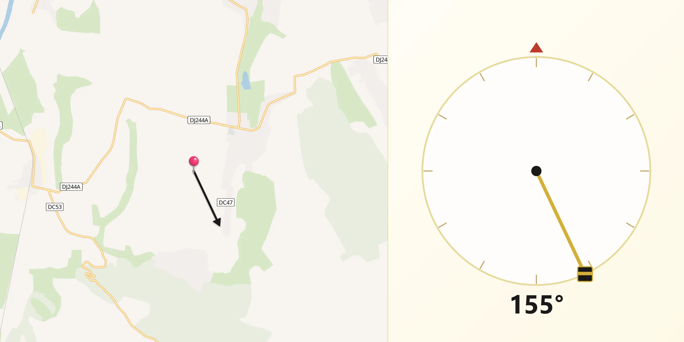Direcția Qibla din Roşieşti