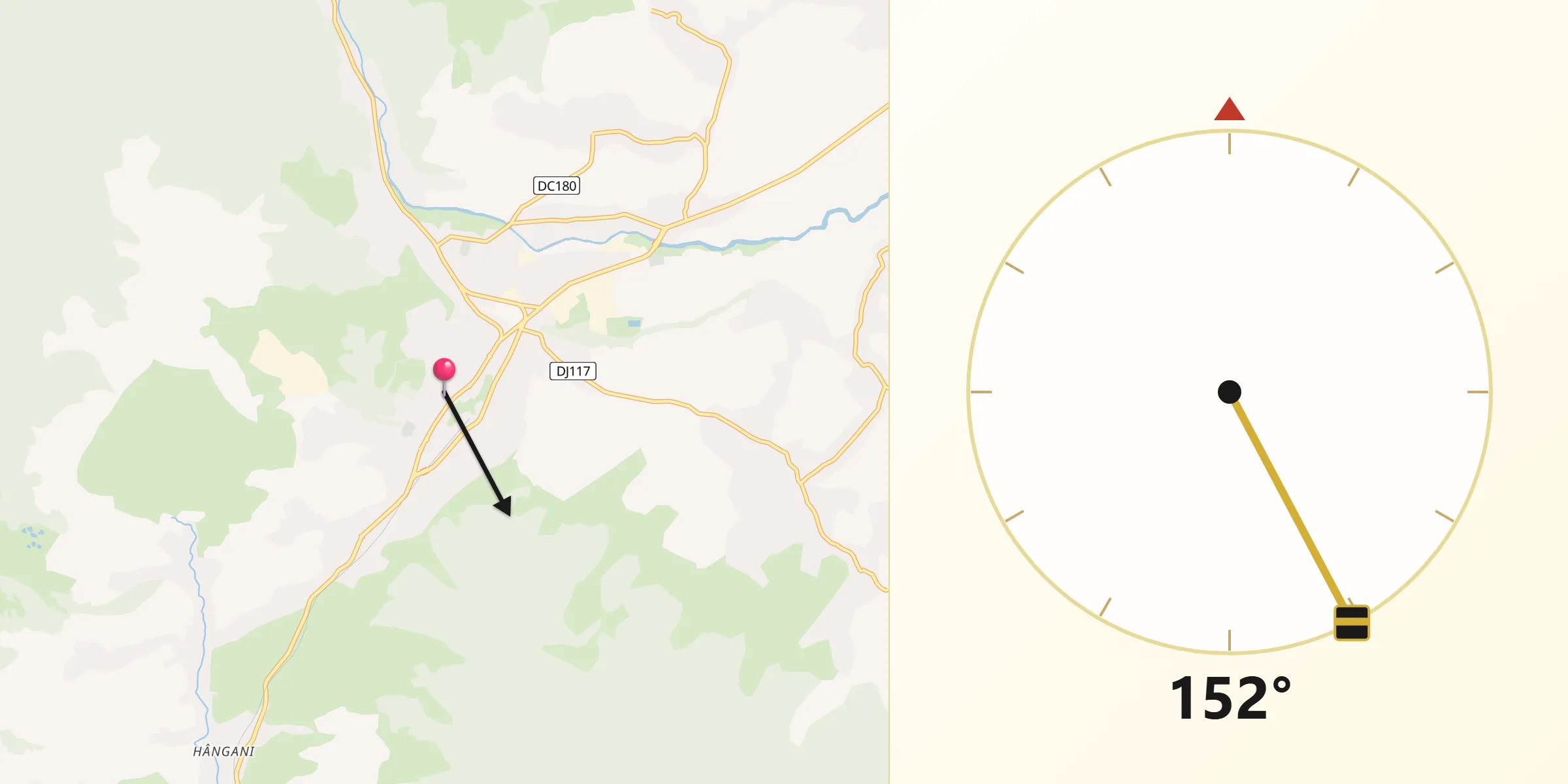 Direcția Qibla din Municipiul Moineşti