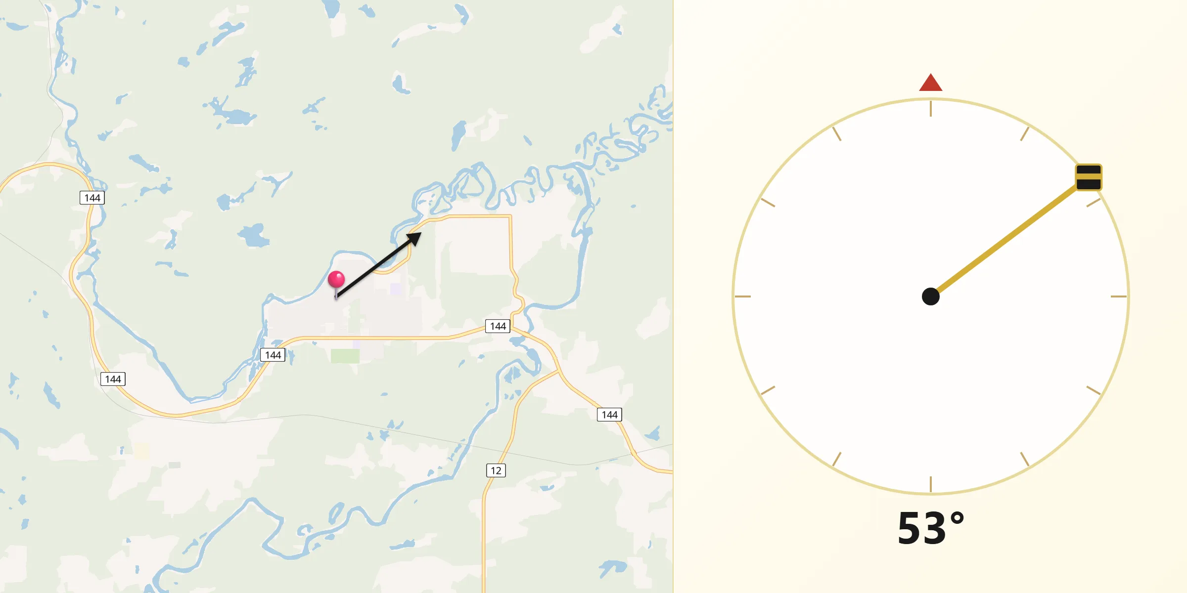 Qibla Direction from Dowling